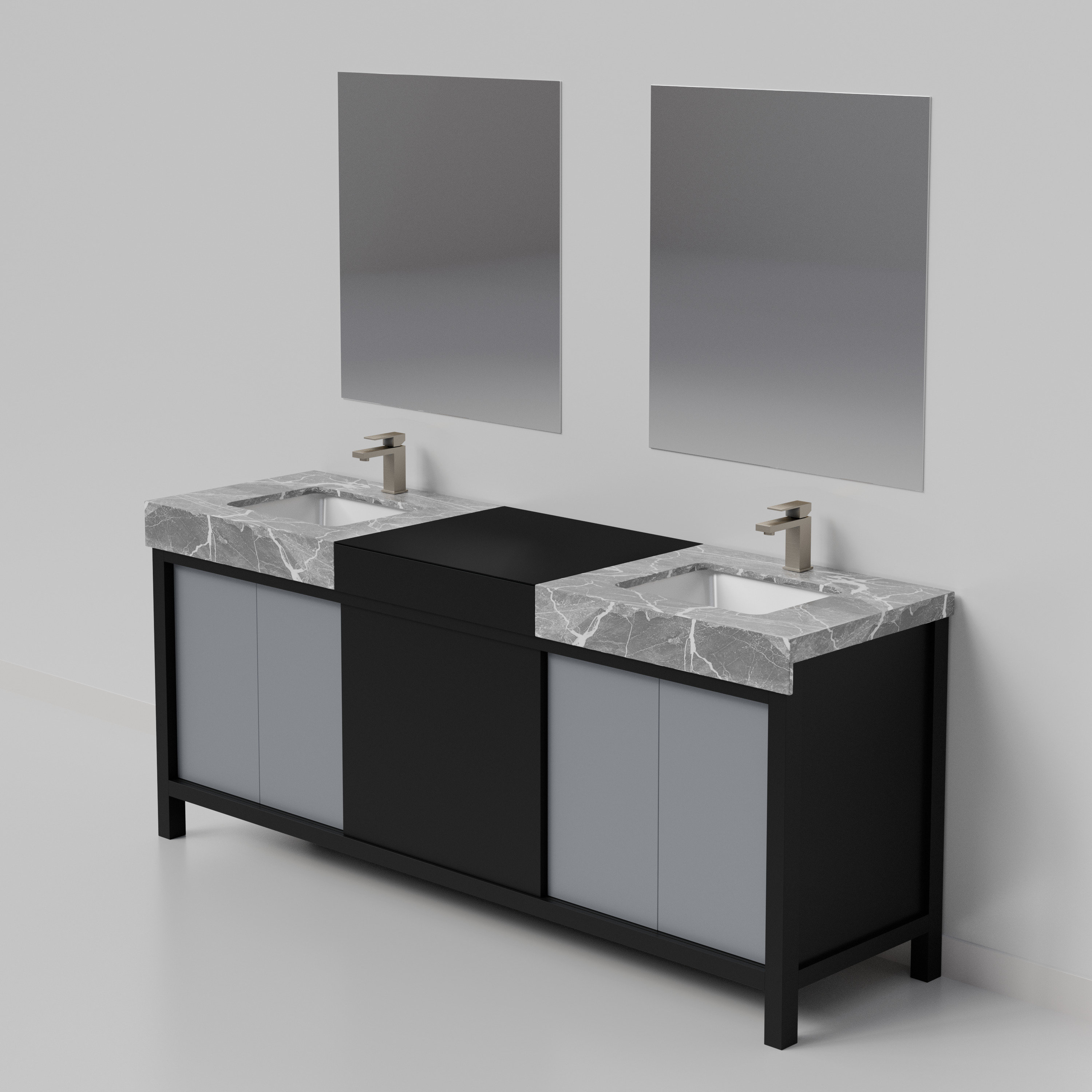 Lexora LZ342280DLISM30FBG Bath-Vanity-Combo - View #7
