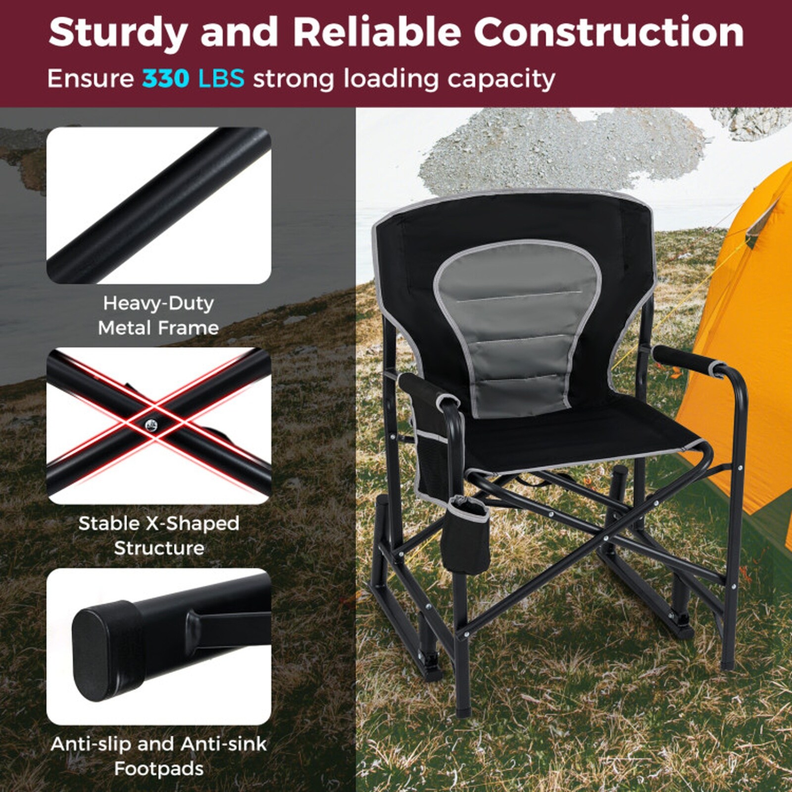 SUGIFT LW102SUGHY1403 Beach-Camping-Chairs - View #6