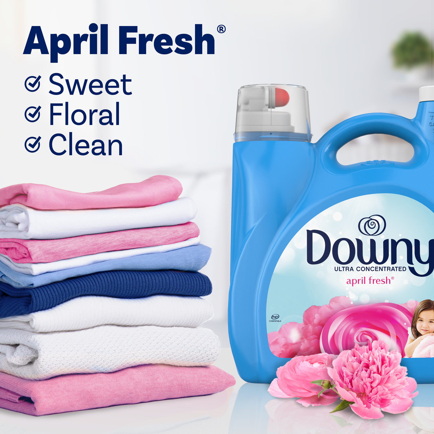 Downy, Ultra April Fresh Fabric Softener, 1 load  Shop Travel Size  Toiletries and Kits at Travel Stuff 4U
