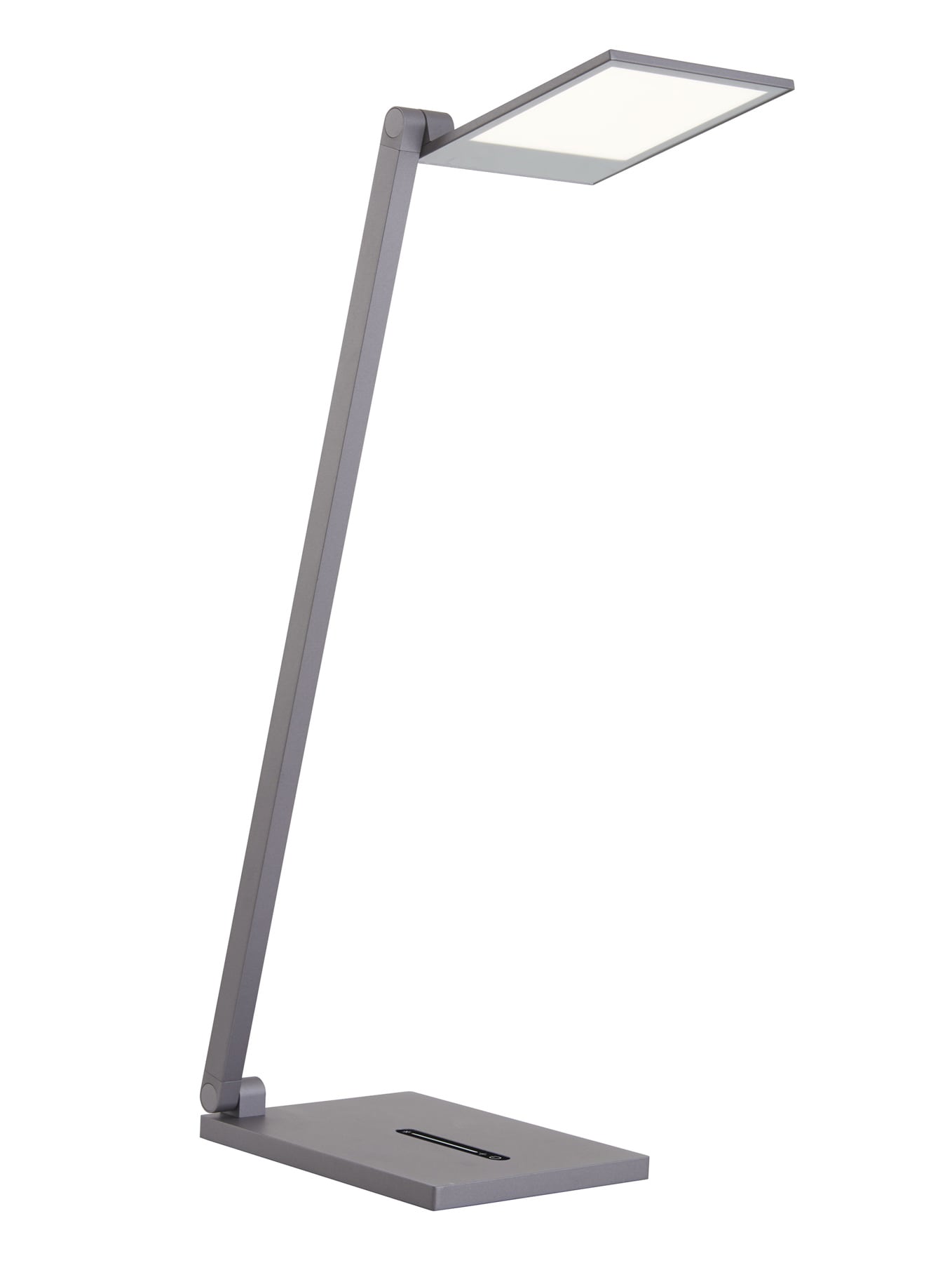 George Kovacs P1933-771-L Kovacs Task Portables 18-in Adjustable Earl Grey Touch Standard Desk Lamp with Metal Shade