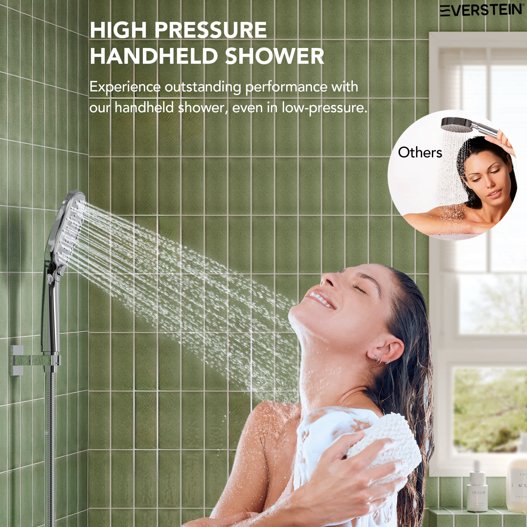 EVERSTEIN M6646CI-10BL Showerhead-Bar-Panels - View #8
