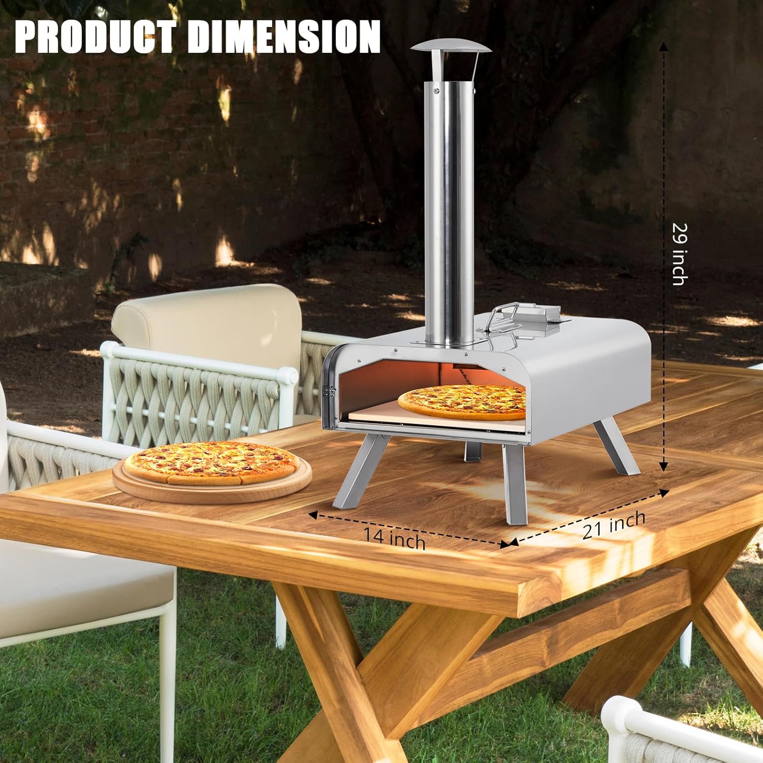 Qeetex PSKX-PHO-167UEV5K Outdoor-Pizza-Ovens - View #3