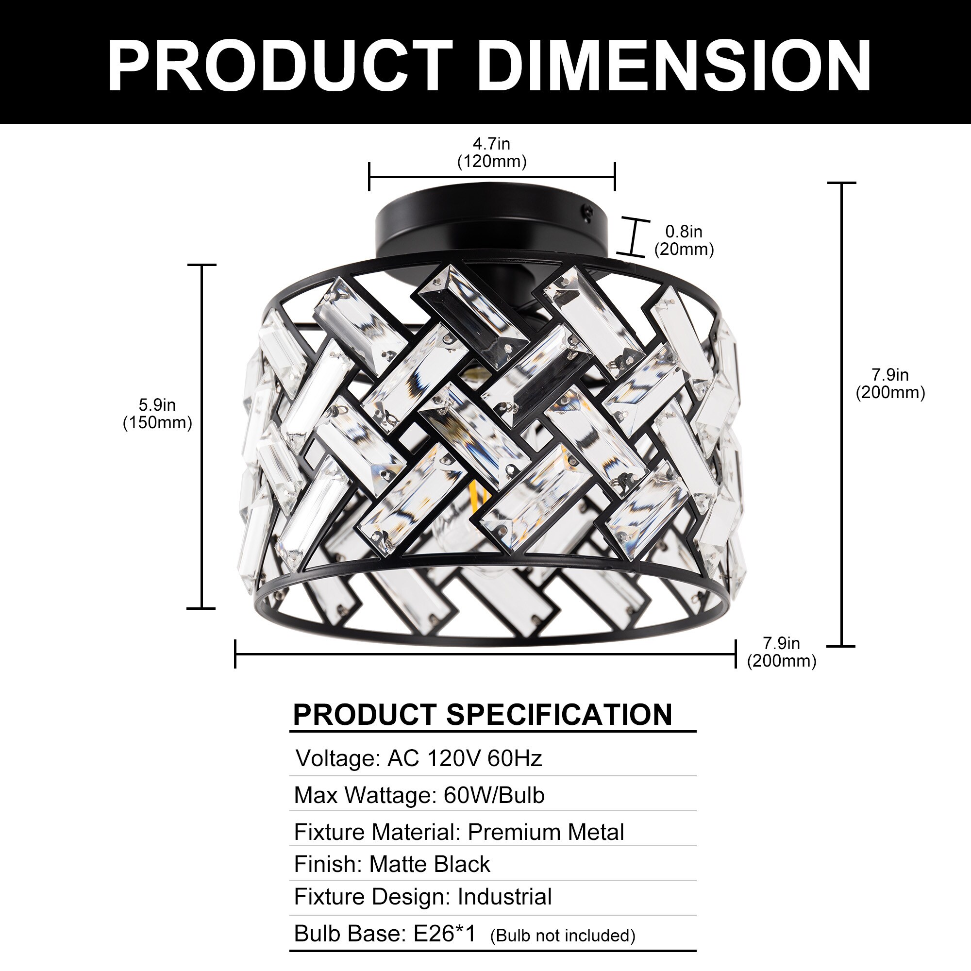DORESshop LSC-CX-BX07401ABL flushmounts - View #4