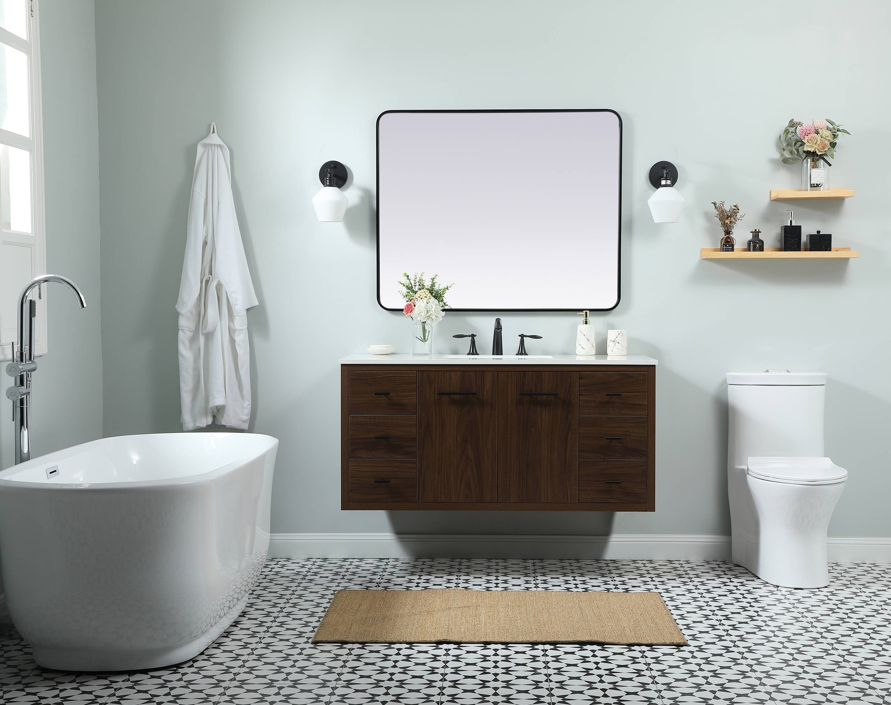 Elegant Decor HF144144MWT Bath-Vanity-Combo - View #8