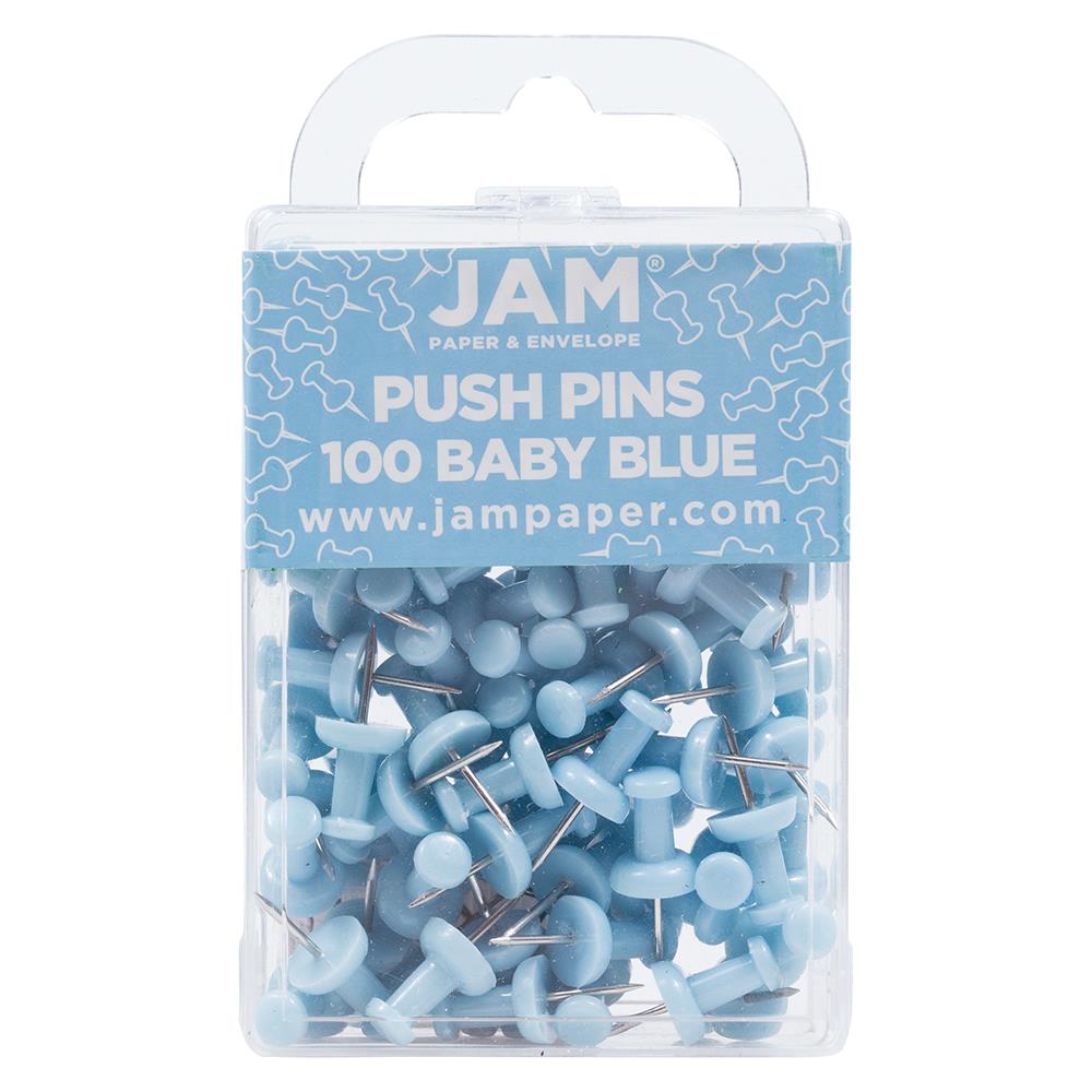 Jam Paper 1-in Clear Safety Pin/Clip (100-Pack) | 346RTCL