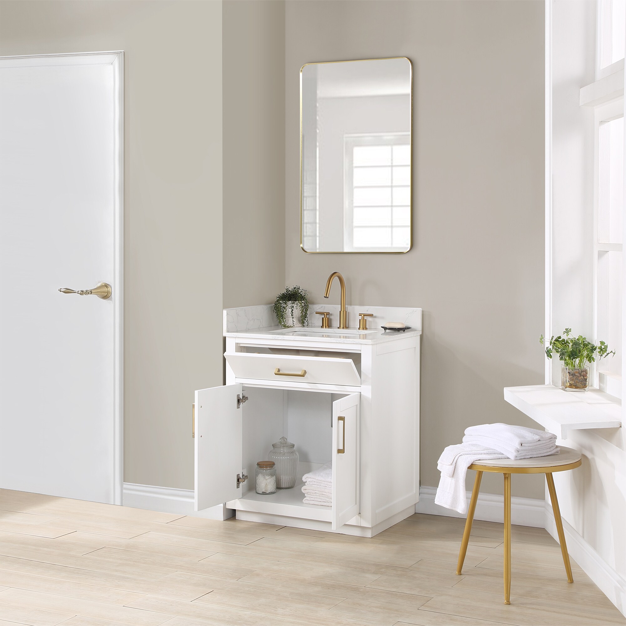 Altair 557030-WH-GW Bath-Vanity-Combo - View #3