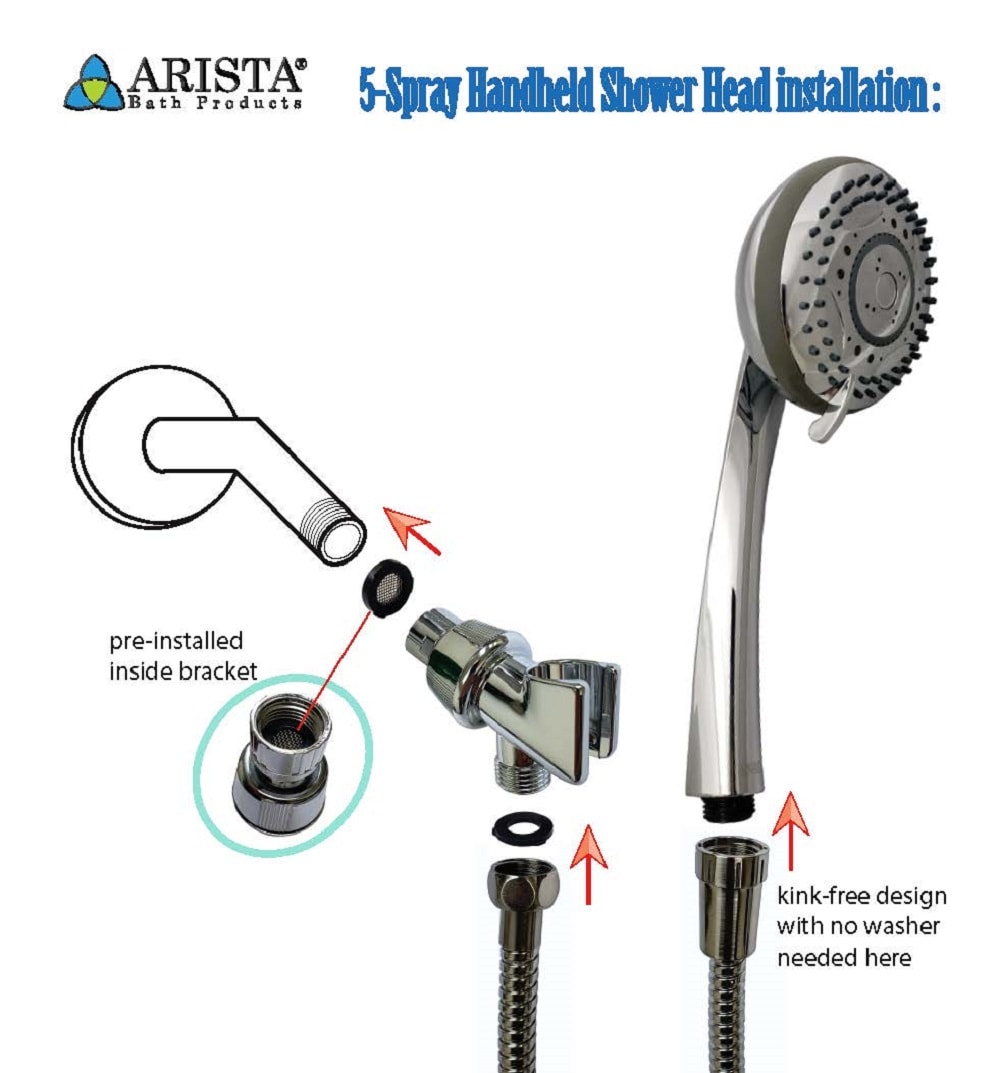 ARISTA SH8452-CH Fixed-Showerhead - View #3