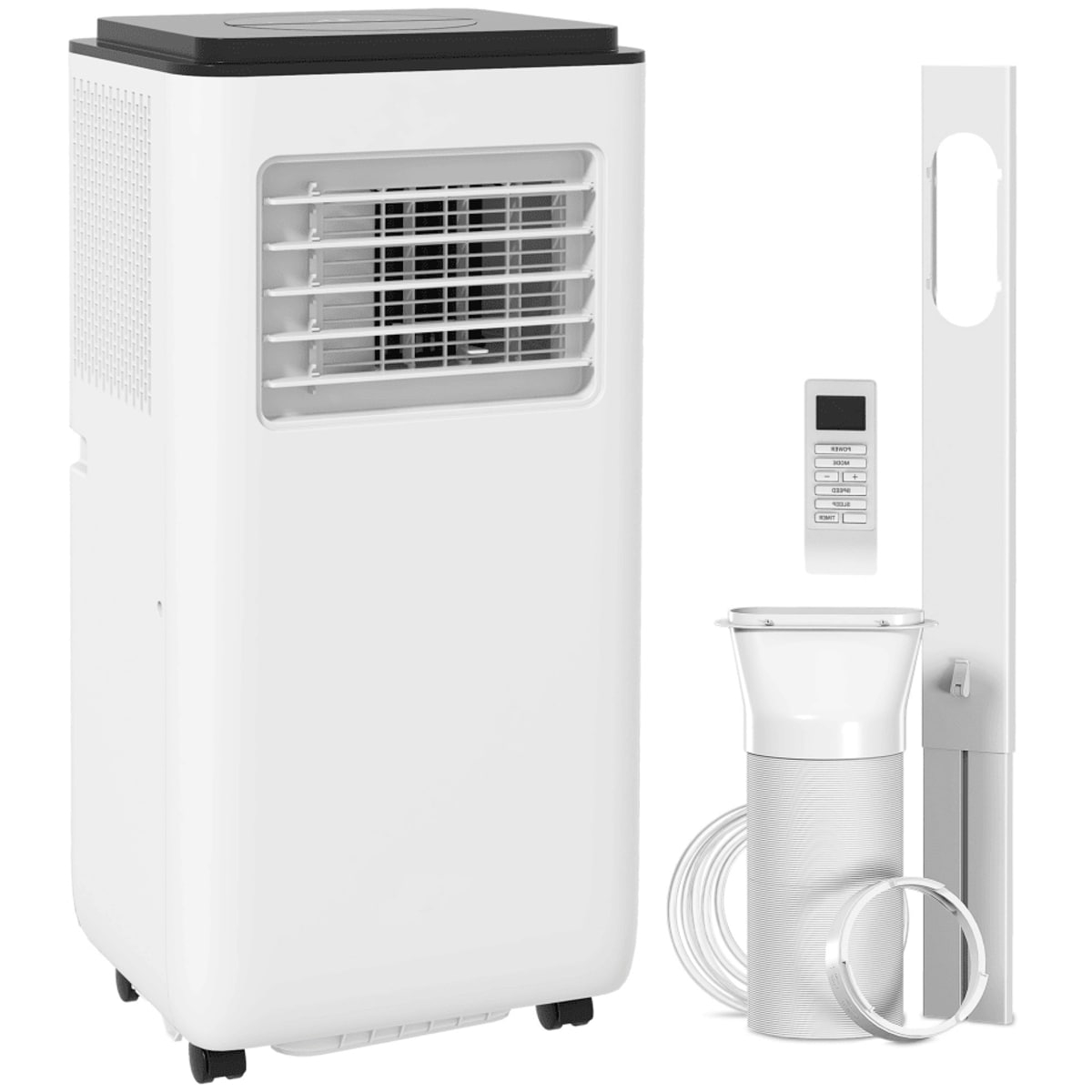 Ropilly  Portable Air Conditioner 10000 BTU 5 in 1 Dehumidifier Fan Sleep Mode Remote Control for Home Office