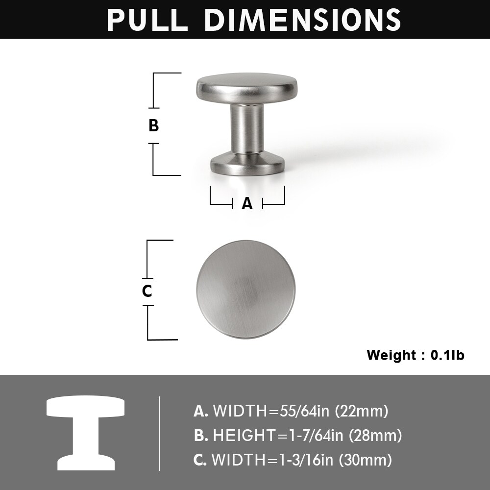 Miaokesen 9359LN-DK-12 Cabinet-Knobs - View #2