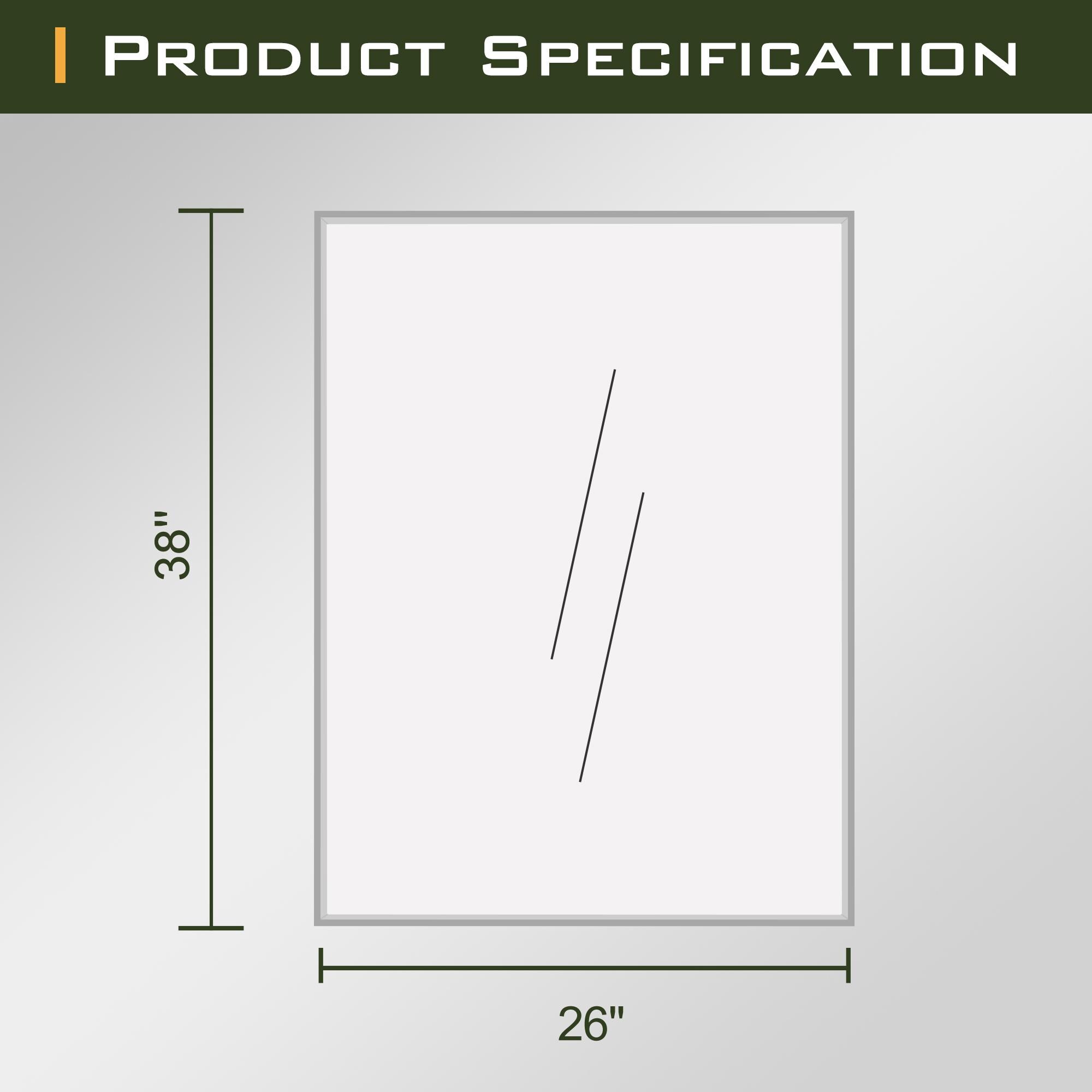 Bayfeve BF-264107-MIR Framed-Bath-Mirrors - View #5