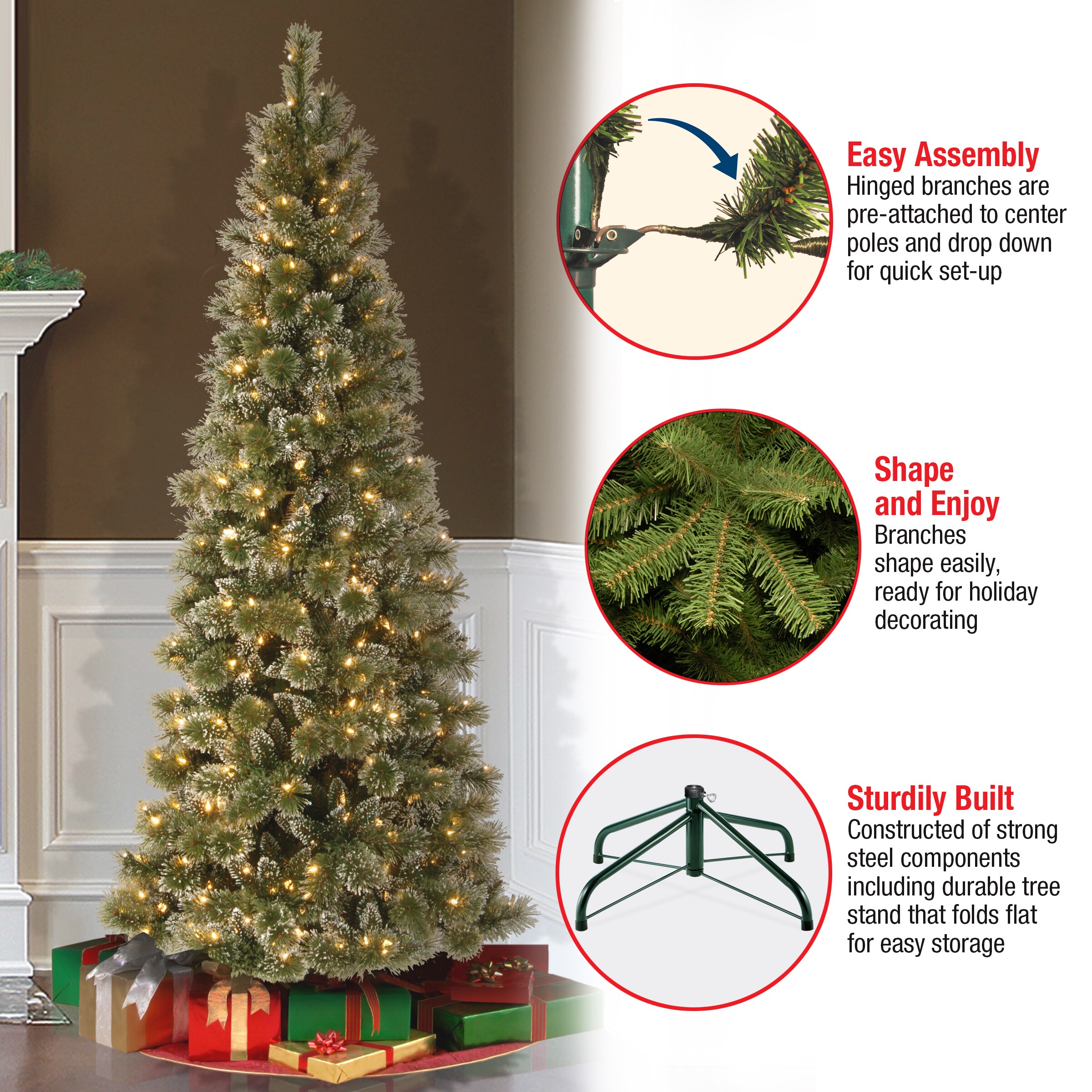 National Tree Company GB3-319-75 Artificial-Christmas-Trees - View #6