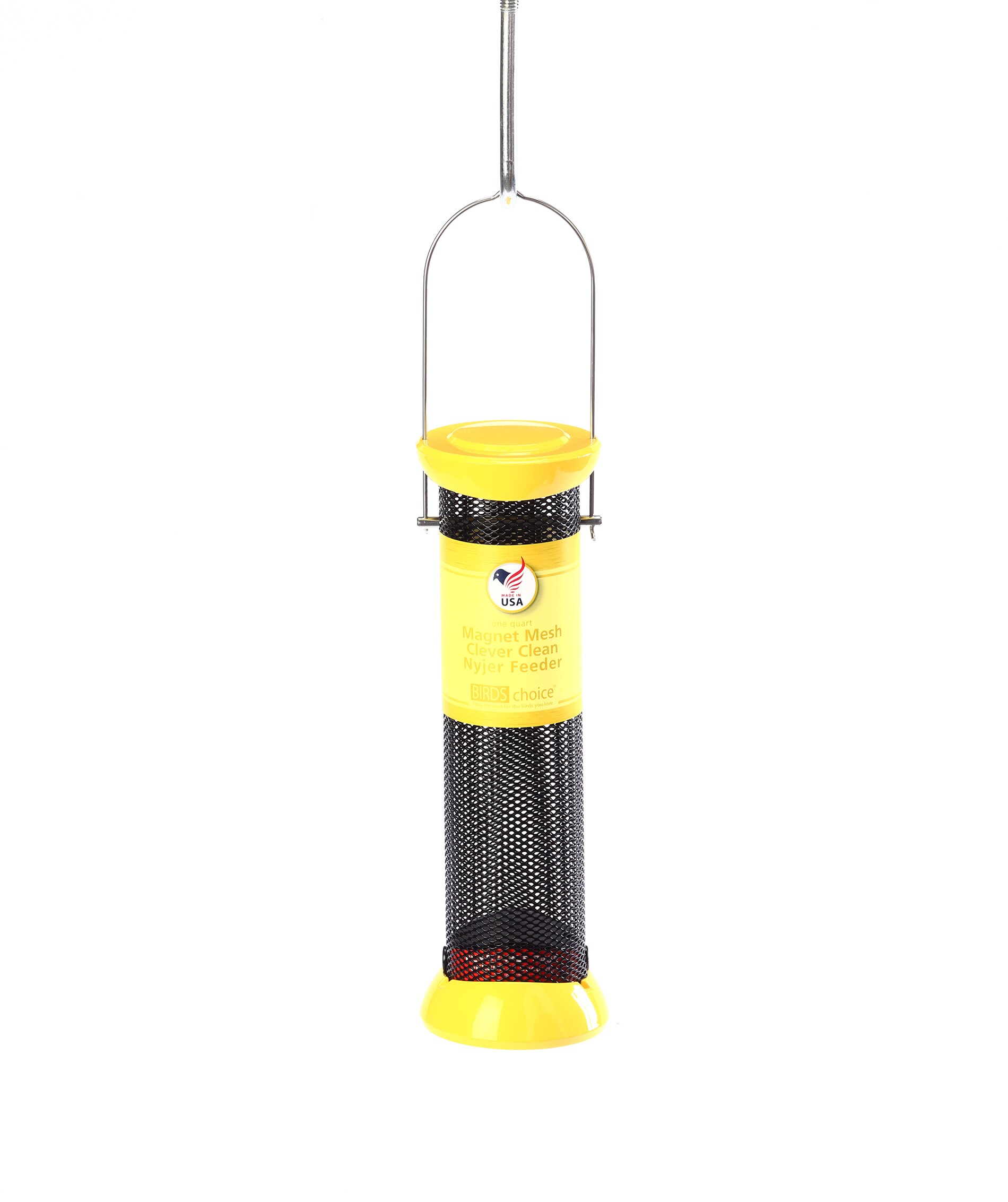 BIRDS CHOICE Magnet Mesh Clever Clean Nyjer 12-in Steel Hanging Finch ...