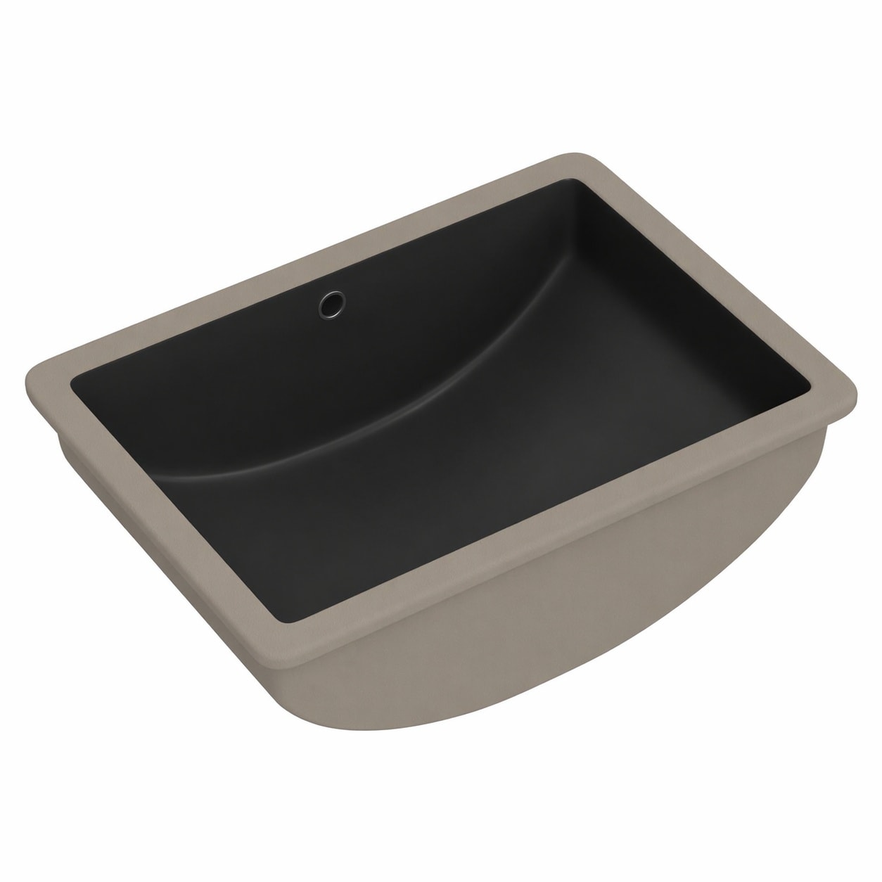 LAIFUCAM - Black Undermount Bathroom Sink 21x15 Inch Rectangle Vessel Sinks Undermount Bathroom ...