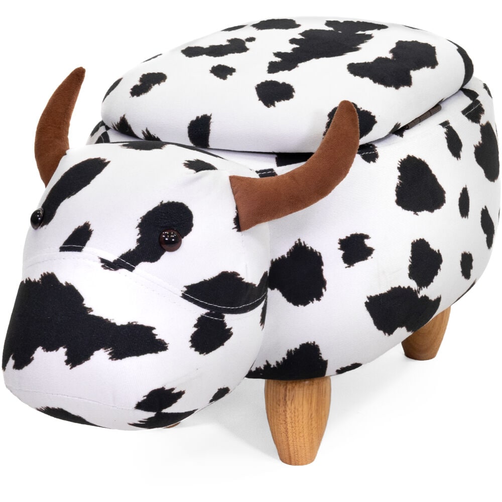 Critter Sitters CSCOWSTOTT-BLKWHT Kids-Chairs - View #16