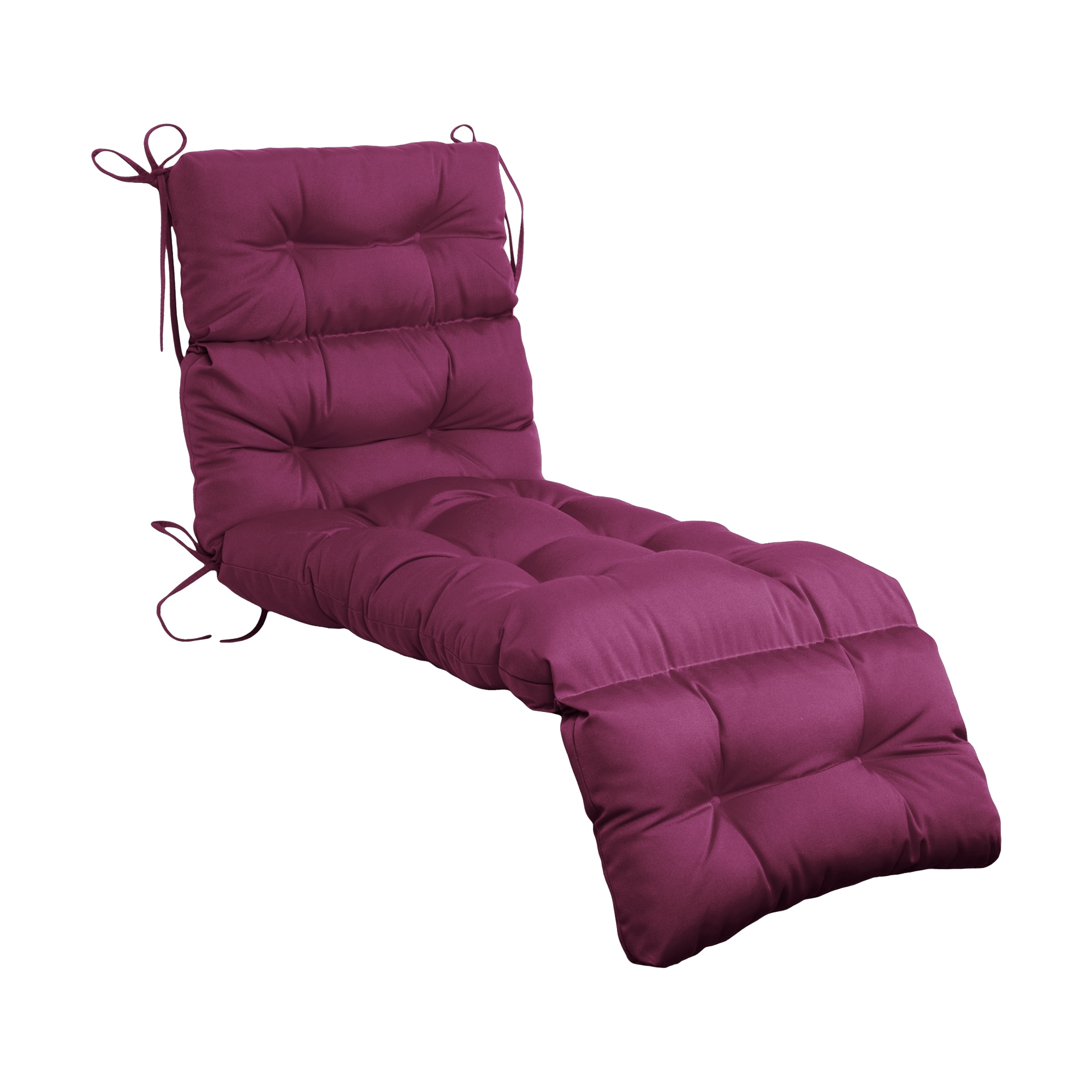 Artplan - Outdoor Chaise Lounge Chair Cushion 72 x 22 x 4 Inches Waterproof Polyester Patio Pool...