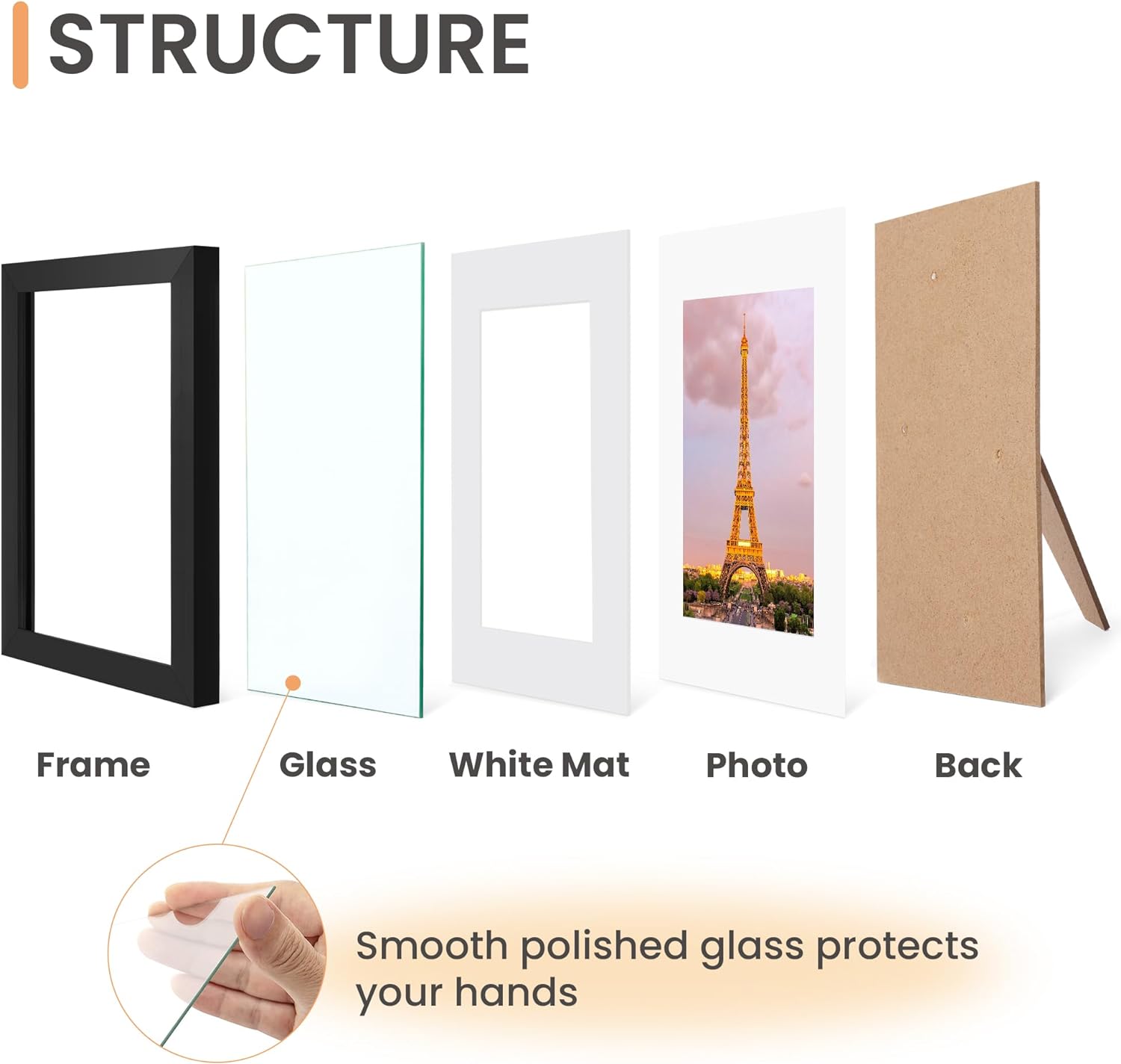 Upsimples B0866F4K9J Picture-Frames - View #3