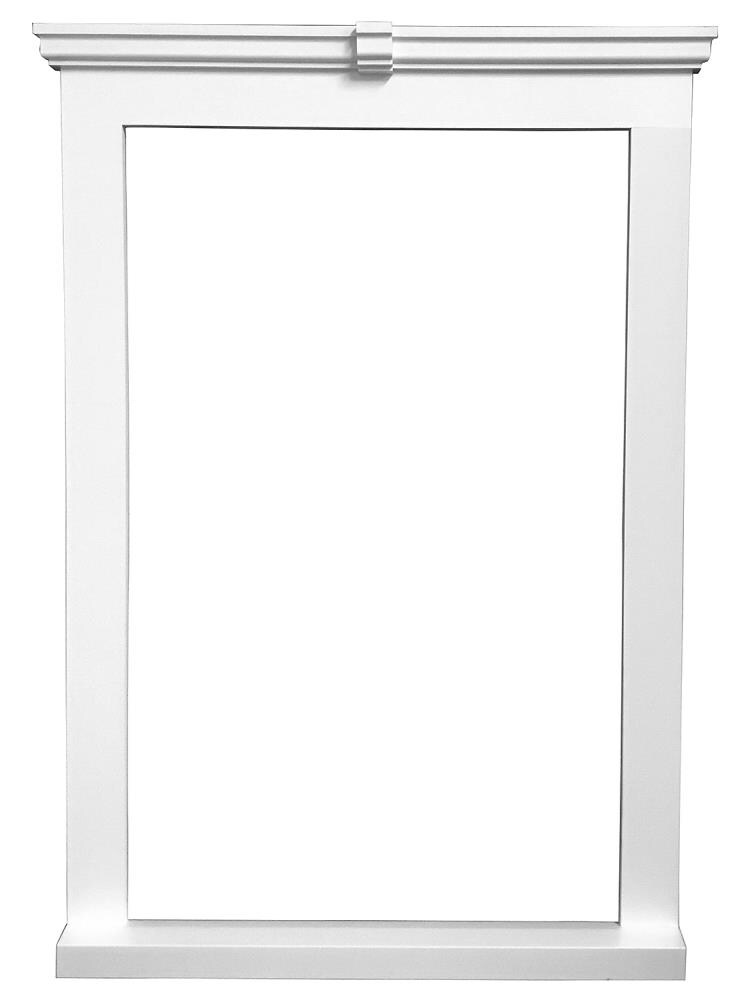 AWSCO CRCK-7272W/J-FLANGES White PVC Crown Royale Window Header