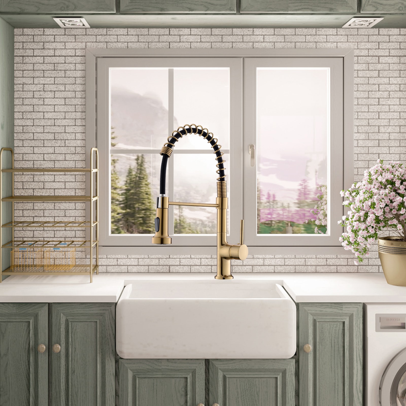 Fapully FA-B-1002G Kitchen-Faucets - View #3