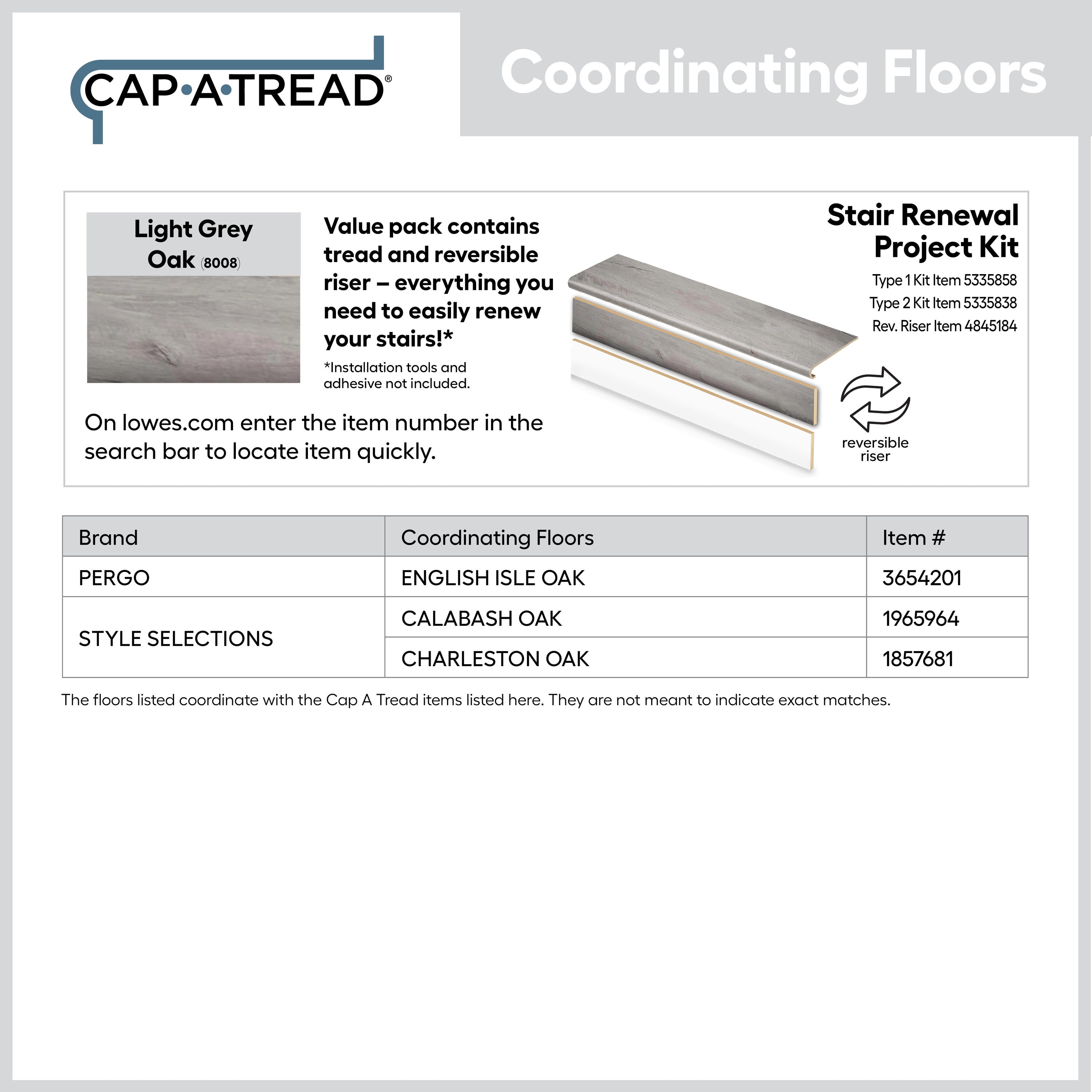 Zamma 20R078008 Stair-Risers - View #2