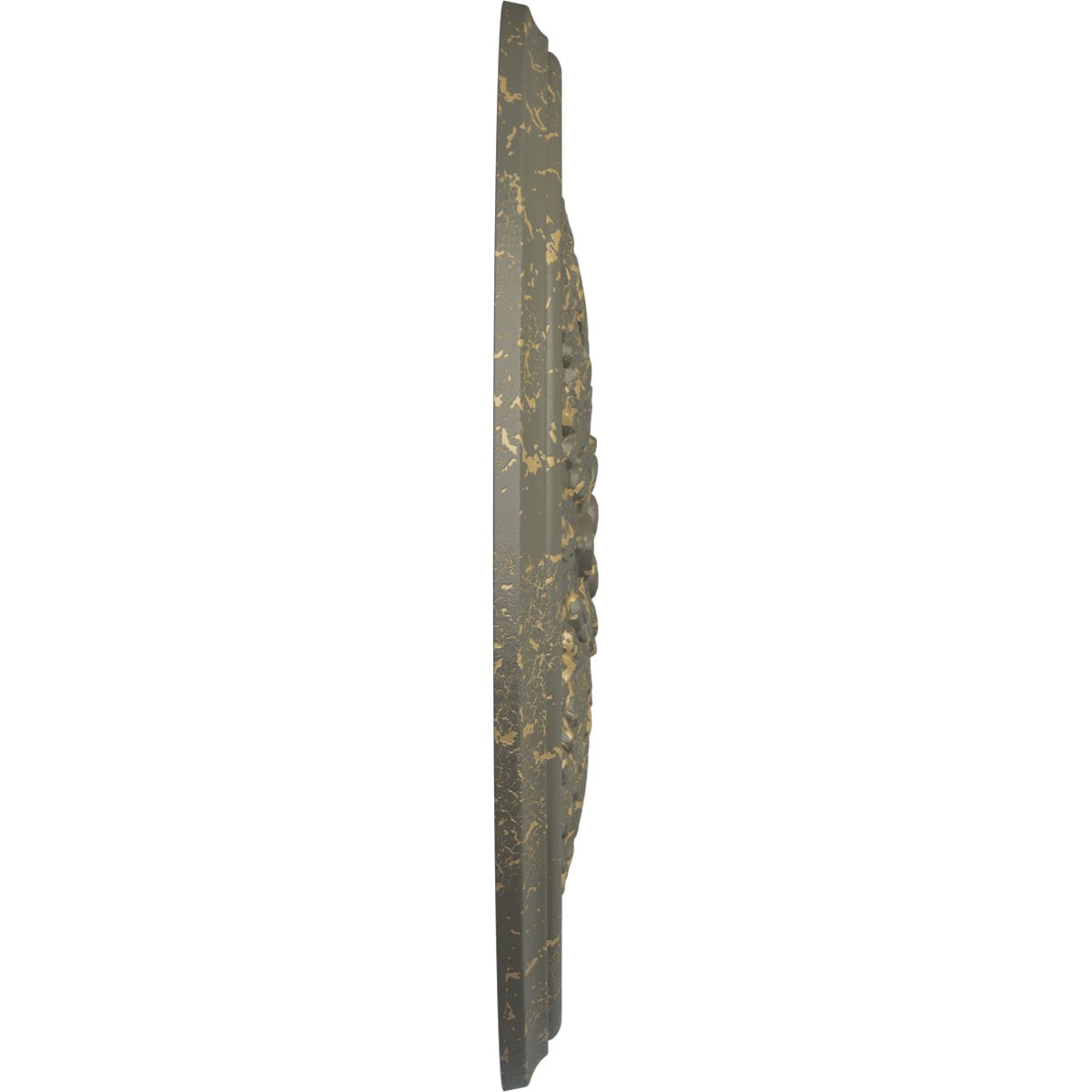 Americana Gold and Gray High-Density Ceiling Medallion