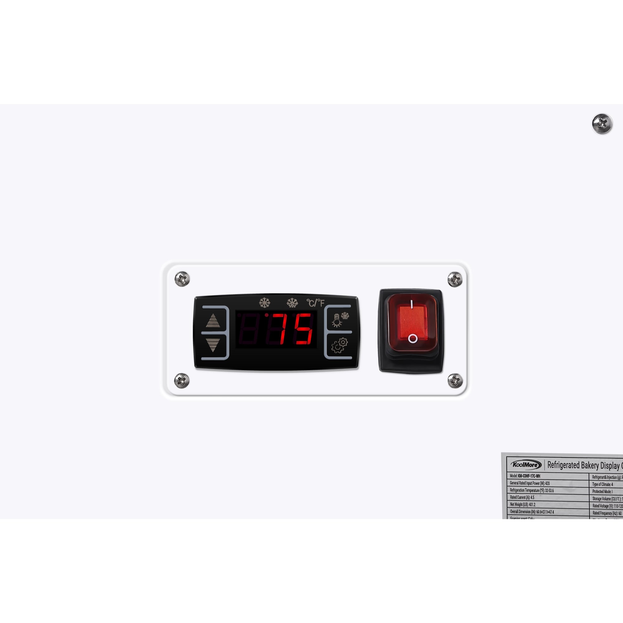 KoolMore LOW-KM-CDHF-17C-WH Commercial-Refrigerators - View #6