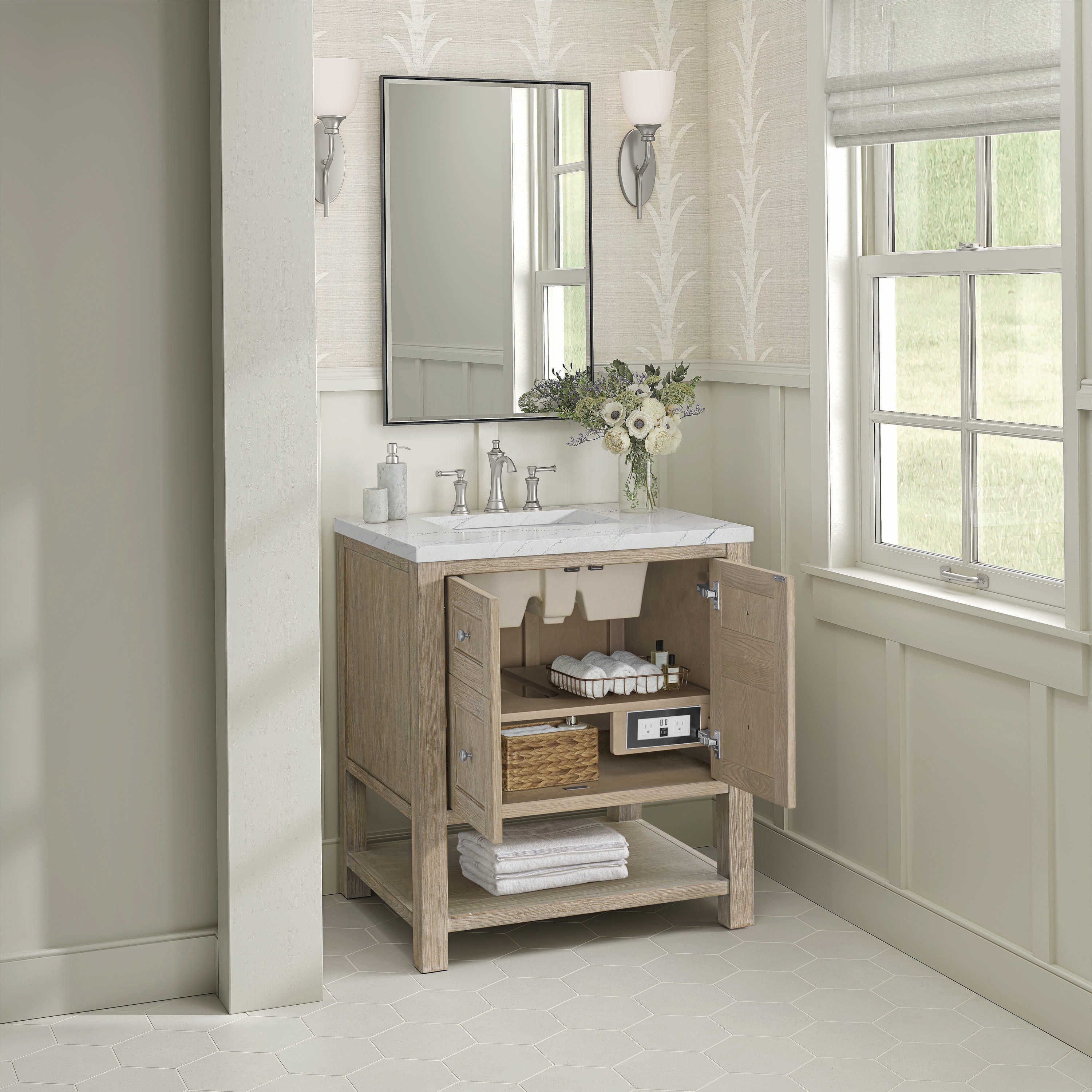 James Martin Vanities 330-V30-WWO-3ENC Bath-Vanity-Combo - View #4