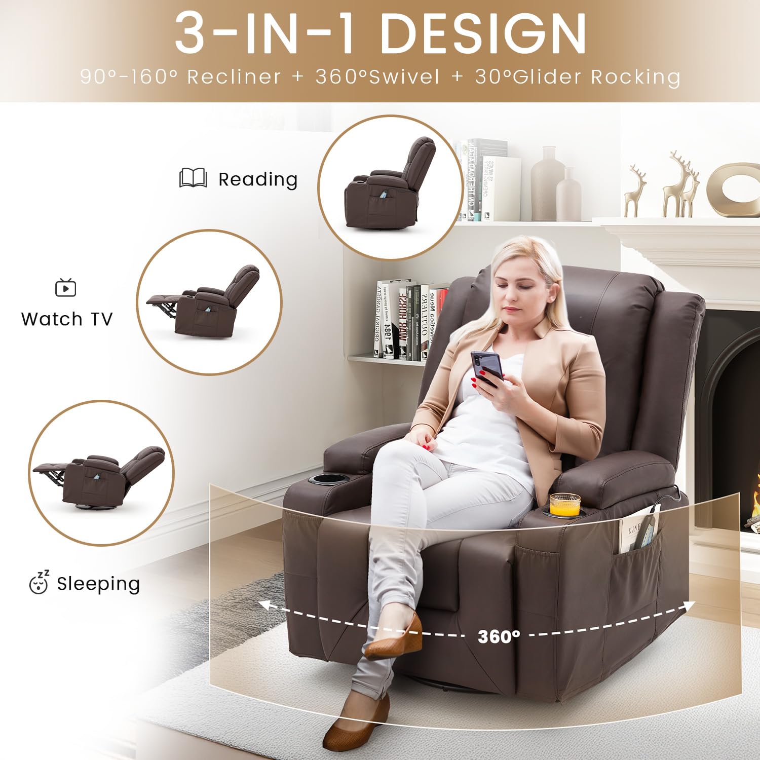 AECOJOY 13096UBR-LS01 Sofas-Loveseats - View #4