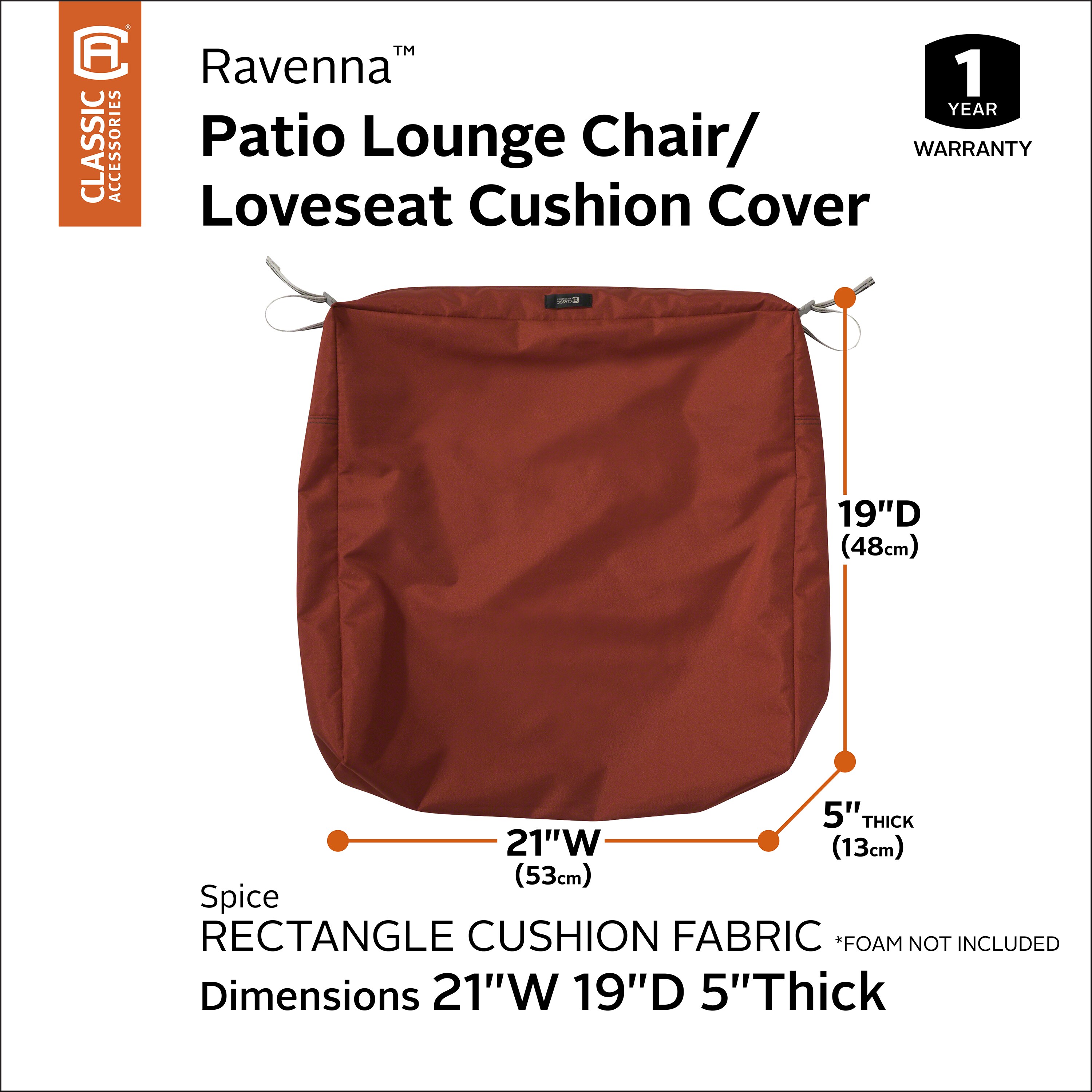 Classic Accessories 60-399-011701-RT Patio-Furniture-Cushions - View #3
