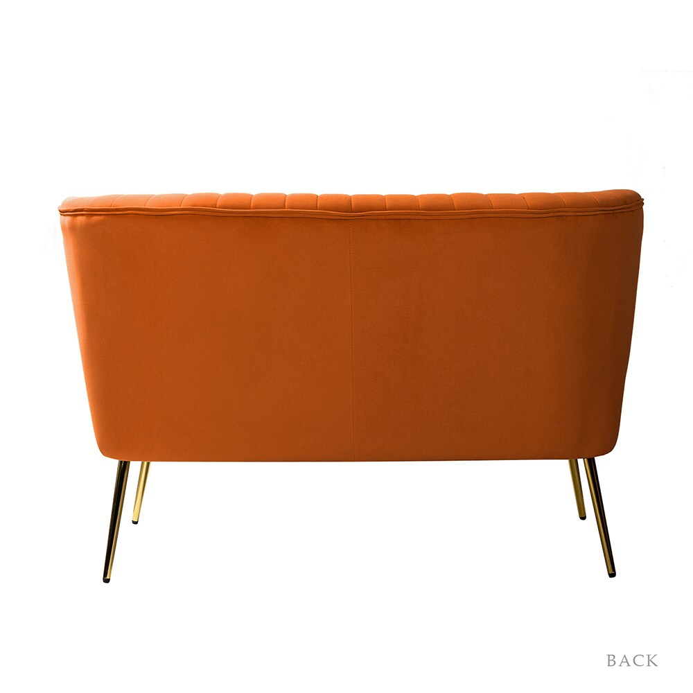 14 Karat Home SFM0140-ORANGE Sofas-Loveseats - View #5