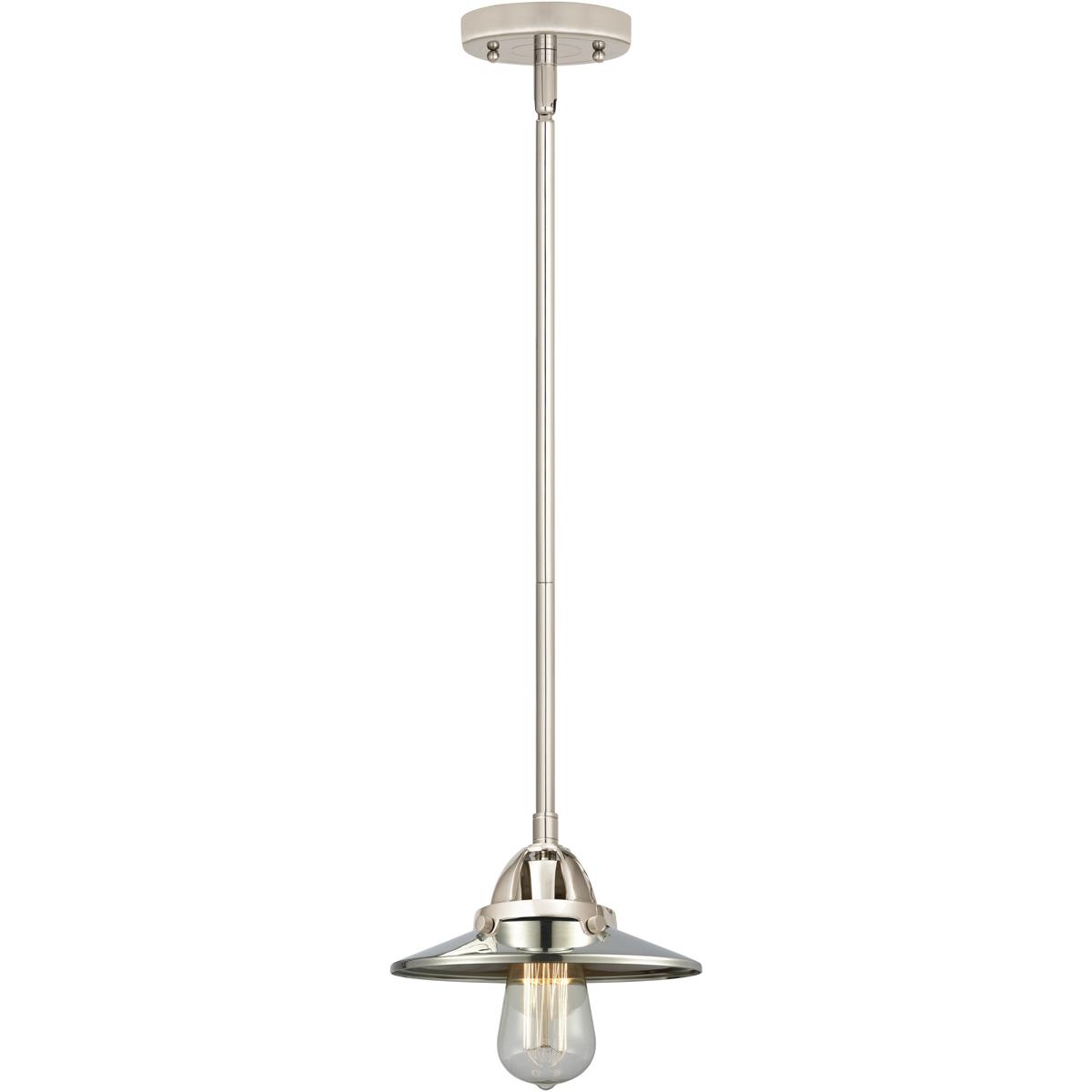 Innovations Lighting 2130256 288-1S-PN-M1-PN-LED Nouveau 2 Railroad Mini Pendant