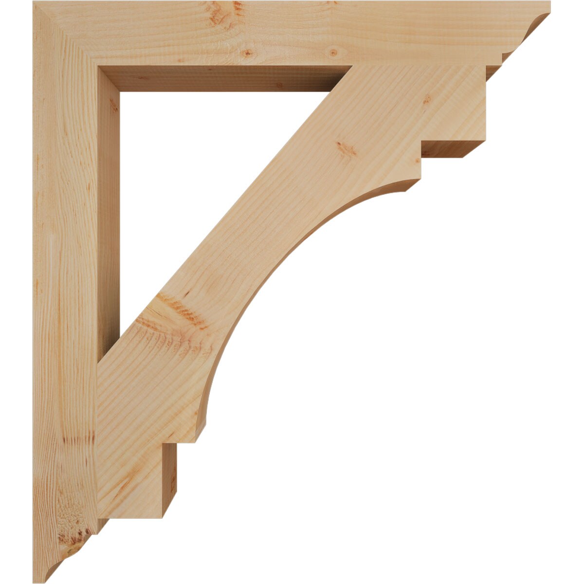 Ekena Millwork BKT04X32X36MRC01SDF Exterior-Brackets-Braces - View #3