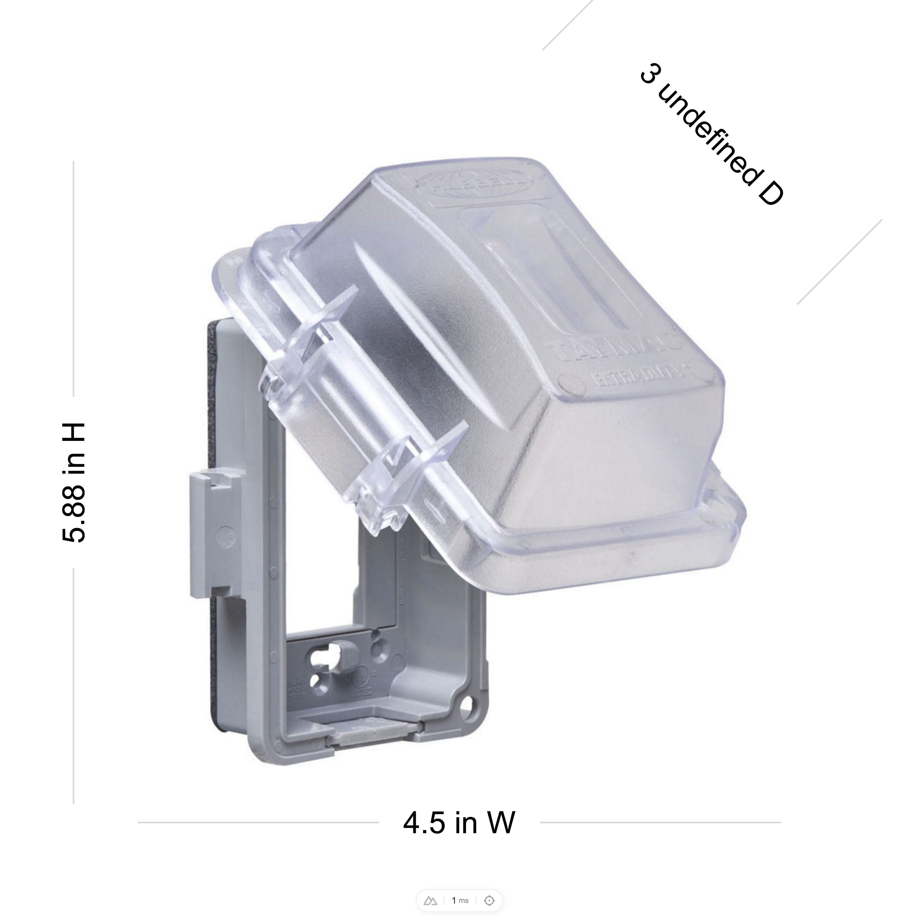 Hubbell MM420C Electrical-Box-Covers - View #4