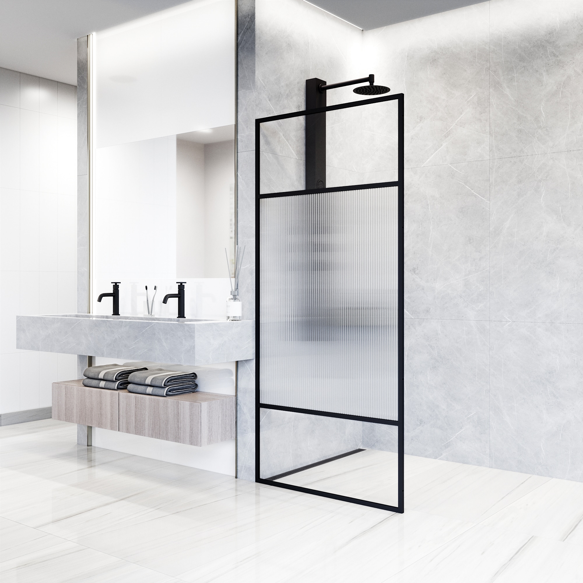 VIGO VG6093MBFL3474 Shower-Doors - View #4