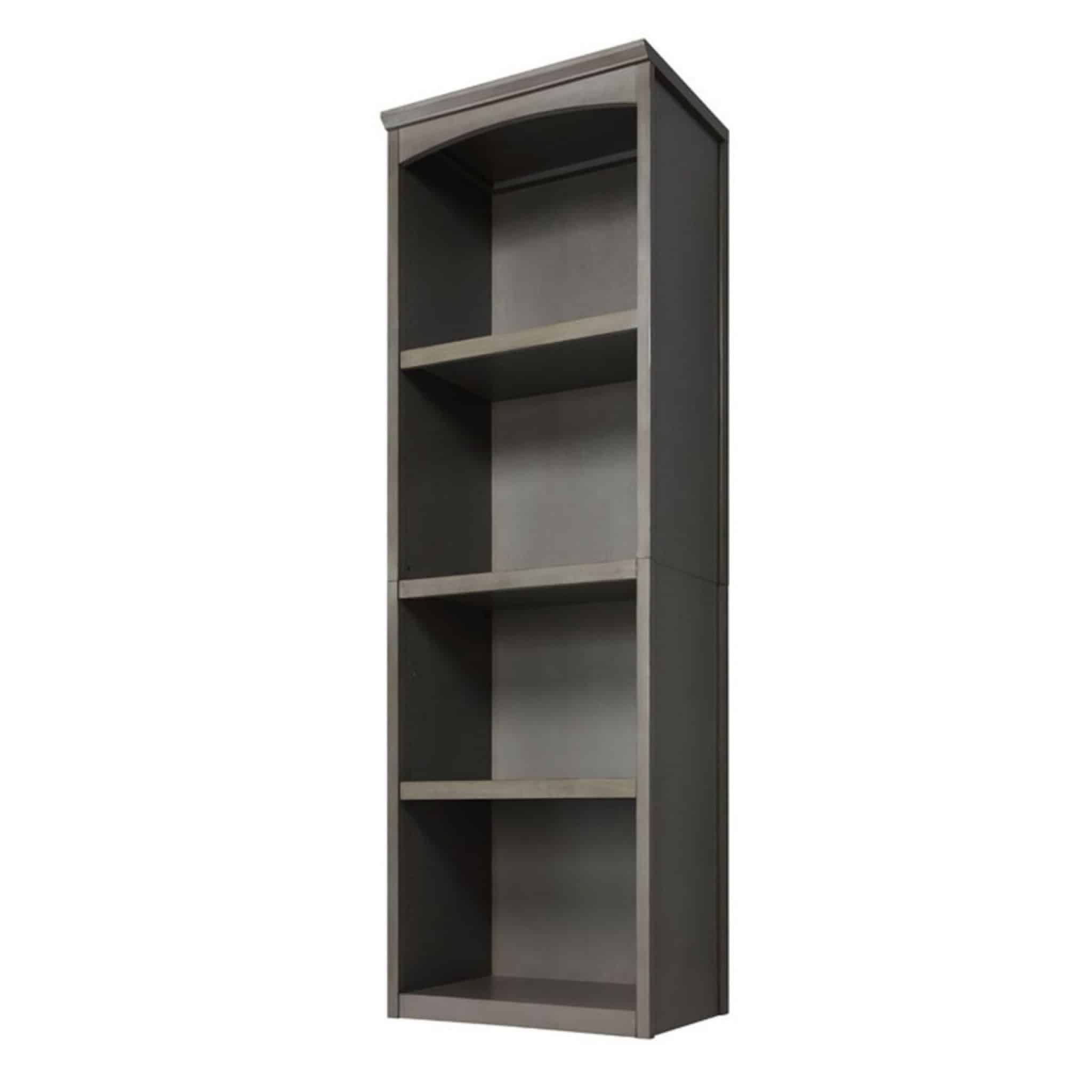 allen + roth WSWS-WU1G 24-in W x 16-in D x 76-in H Antique Gray Solid Wood closet tower (With 3 Shelves)