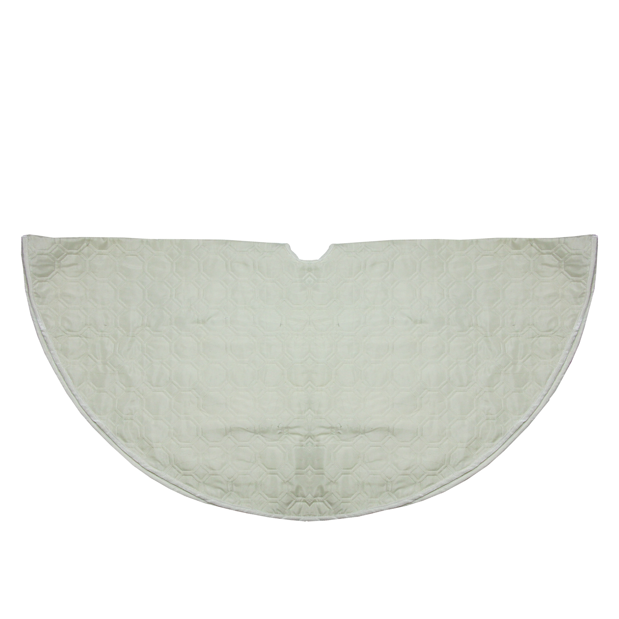 Northlight 32635045 48-in White Tree skirt