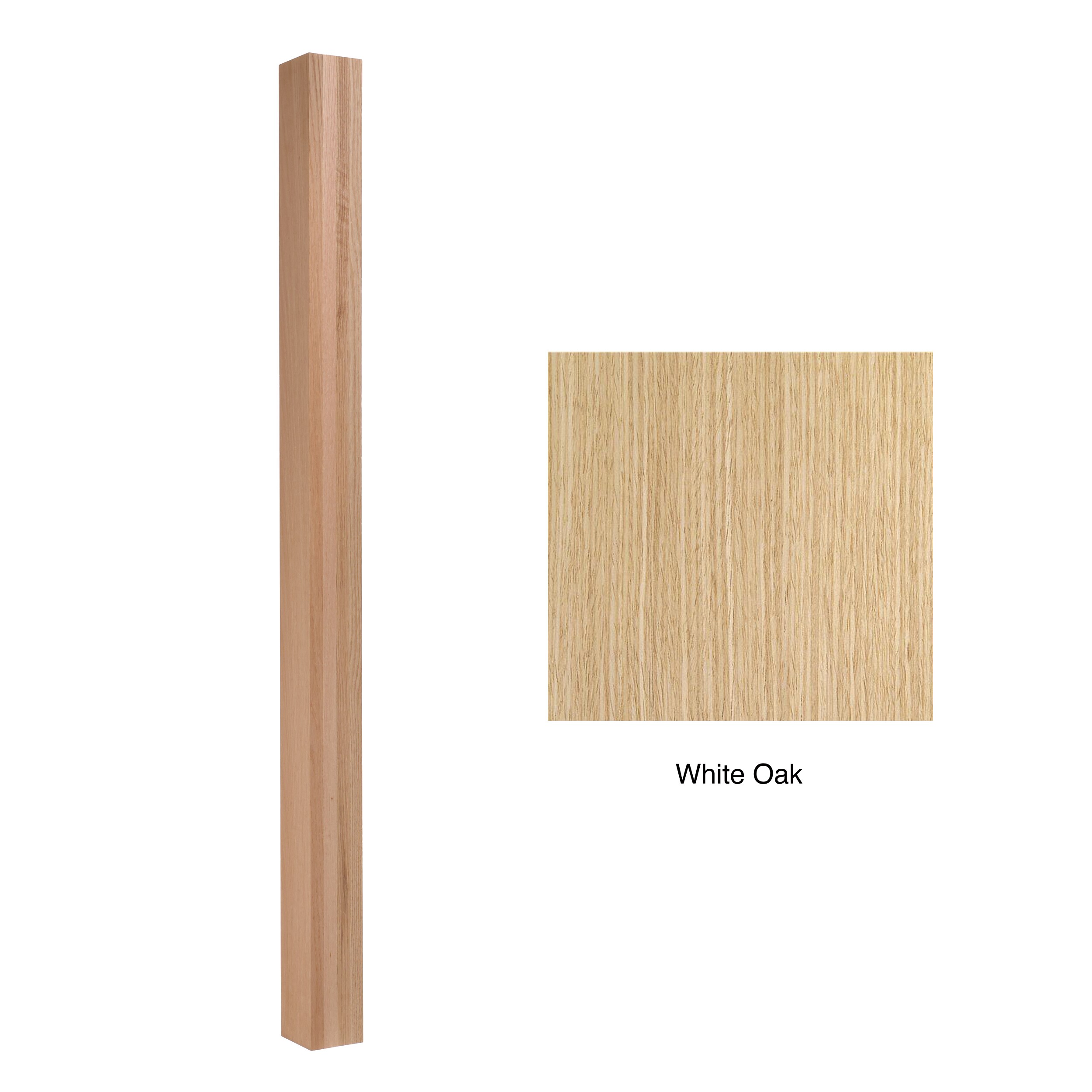 RELIABILT WG35056WHTOAK Interior-Stairpart-Newel-Posts - View #3
