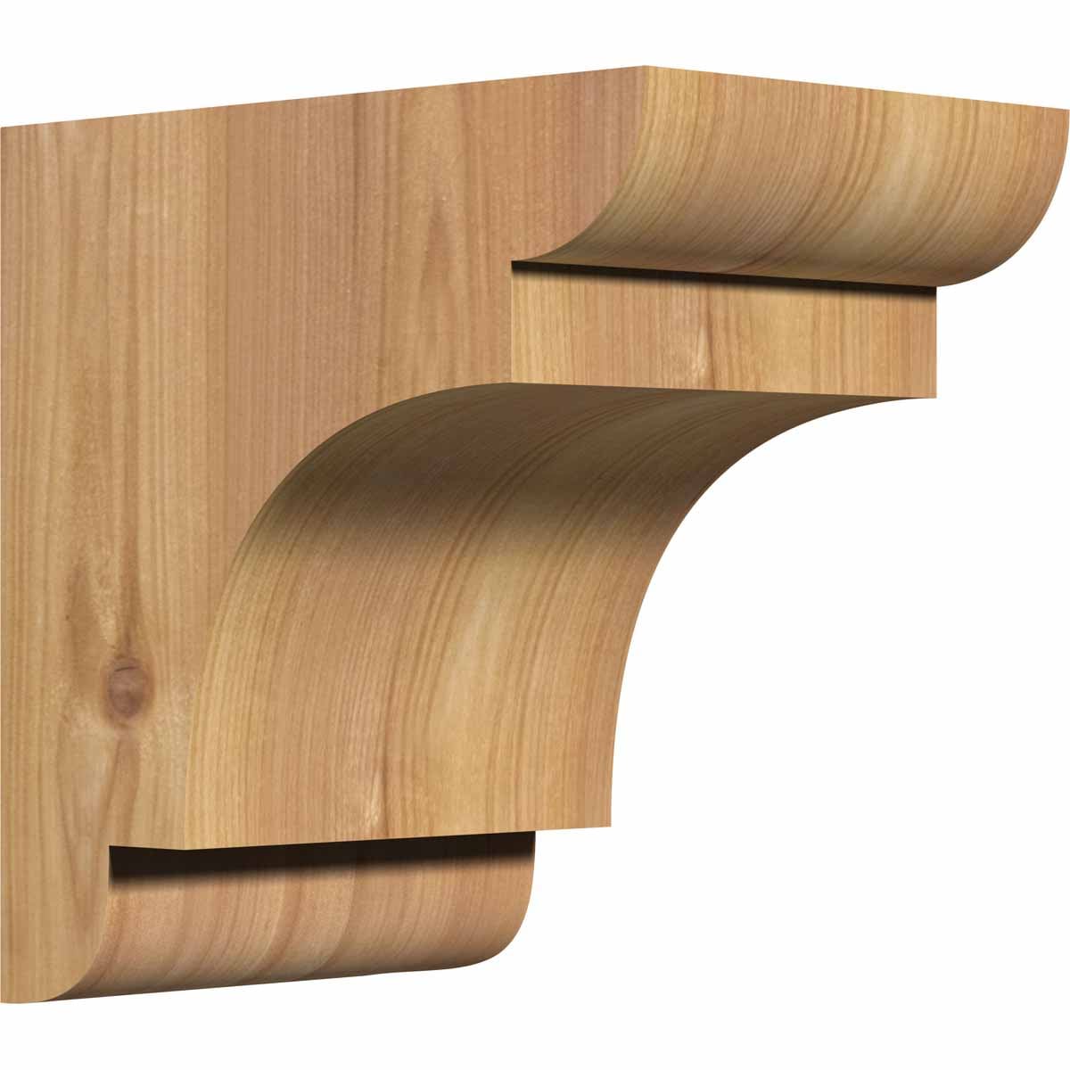 Ekena Millwork COR06X08X08NEB00SWR 5.5-in x 8-in x 8-in New brighton Unfinished Western red cedar Wood Paintable/Stainable Corbel