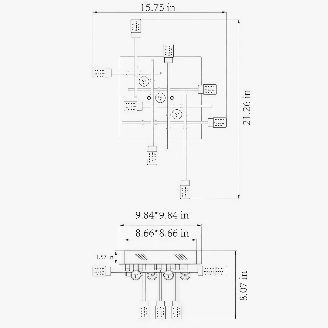 Maxax MX14-11CH-C flushmounts - View #6