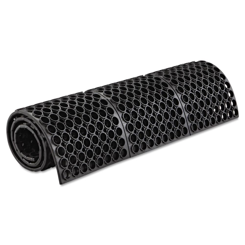 Crown 3-ft x 5-ft Black Rectangular Indoor Anti-fatigue Mat in the Mats  department at