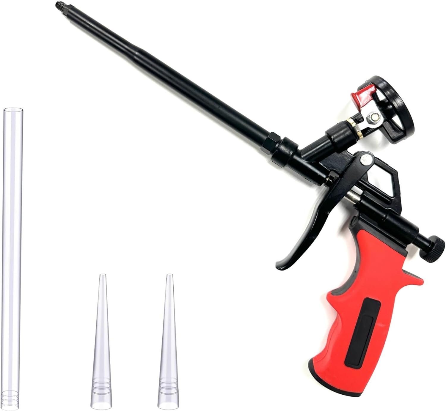 ADHESIVE GURU AG950 Professional Foam Dispensing Gun for Insulation and Sealing Reusable Heavy Duty Expanding Foam Applicator with Adjustable Flow Control