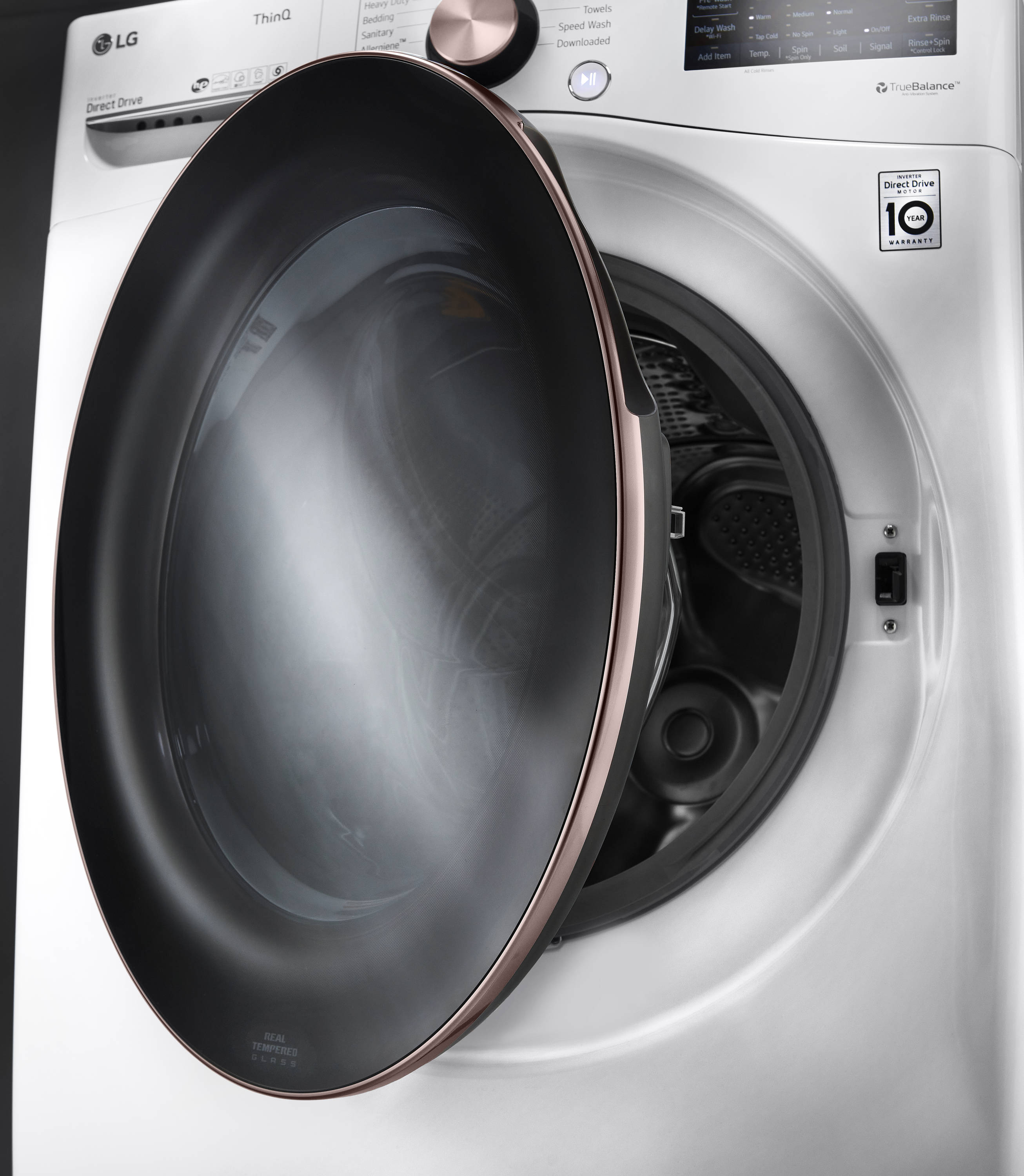 LG 4.5 Cu. Ft. White Front Load Washer WM4000HWA