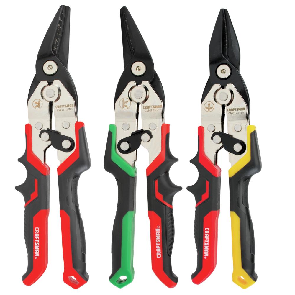 7- 12 Williams Straight Pattern Tin Snips Set 2 Pcs In Pouch