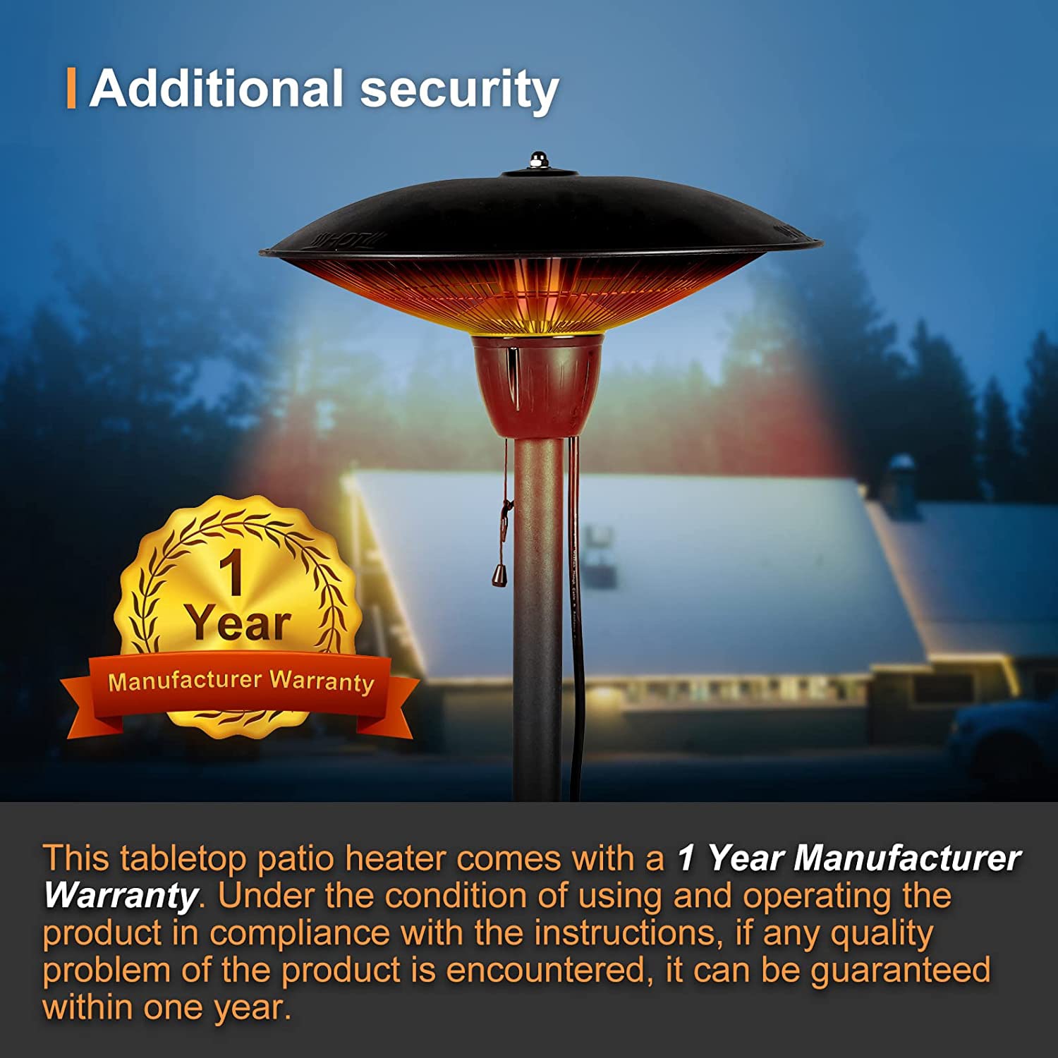 GZMR GR-W1134CB Outdoor-Electric-Patio-Heaters - View #6