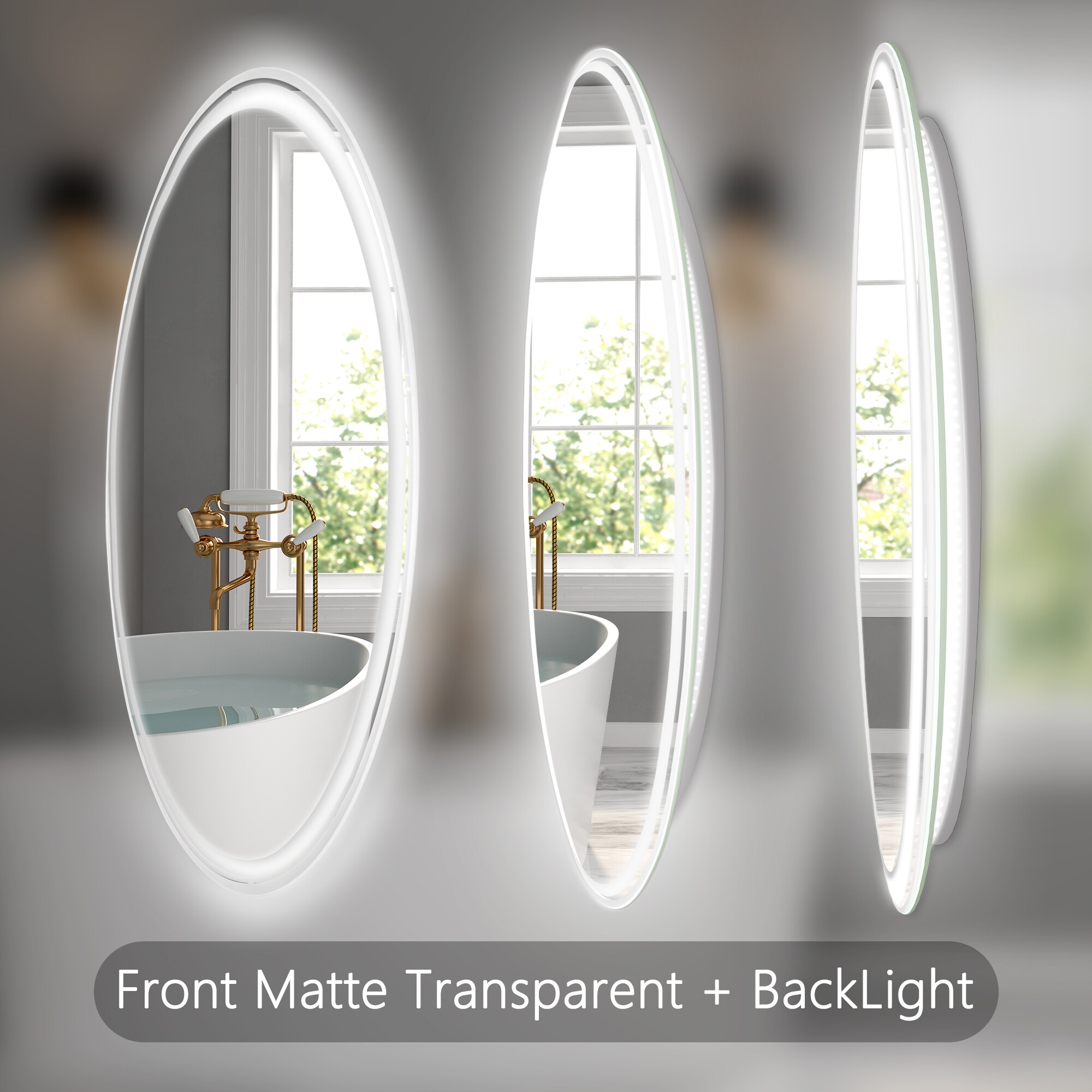 Forclover MF03-32NB Framed-Bath-Mirrors - View #6