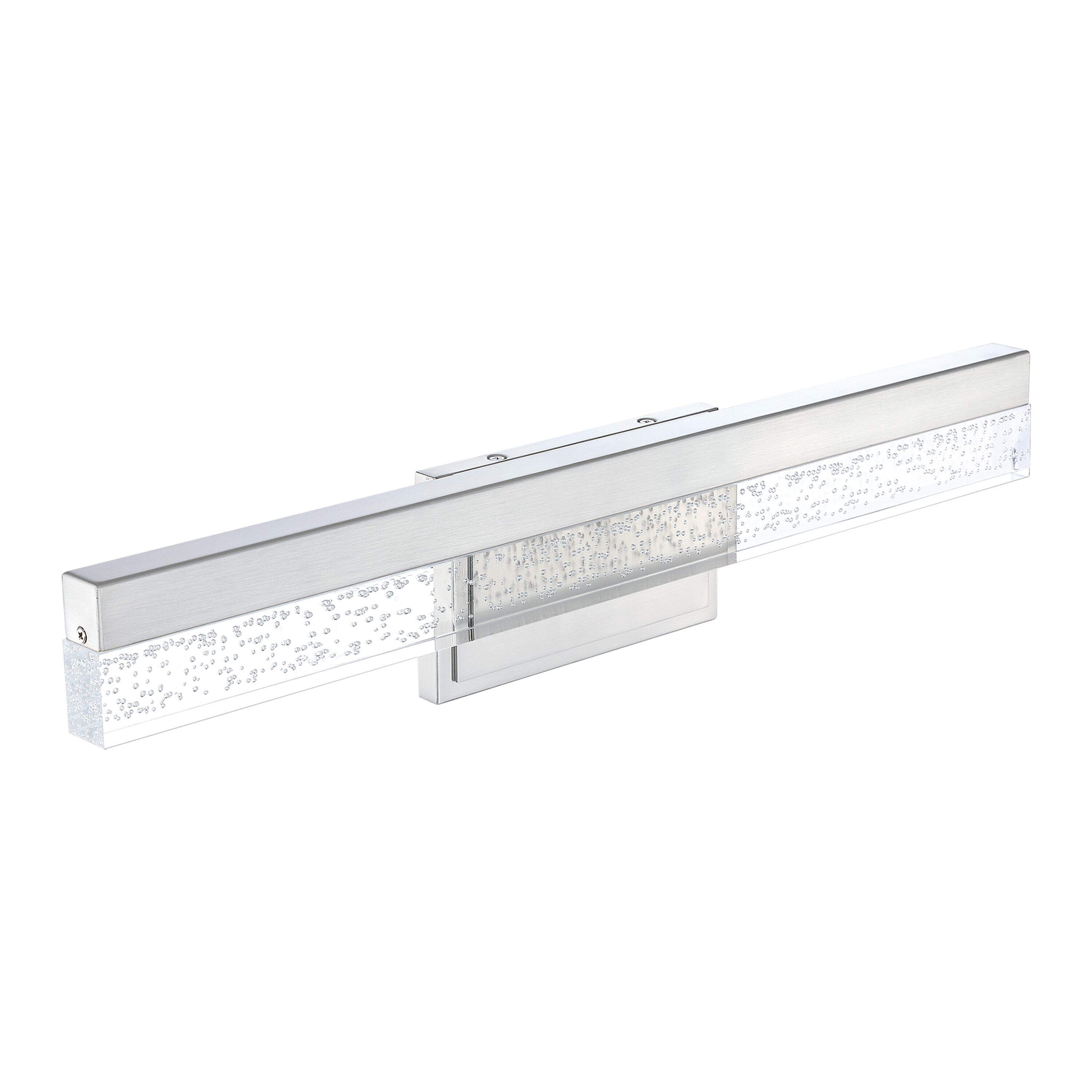 C Cattleya LWL-563822-BN 24-in 1 -Light Brushed Nickel Integrated LED Tiffany Vanity light