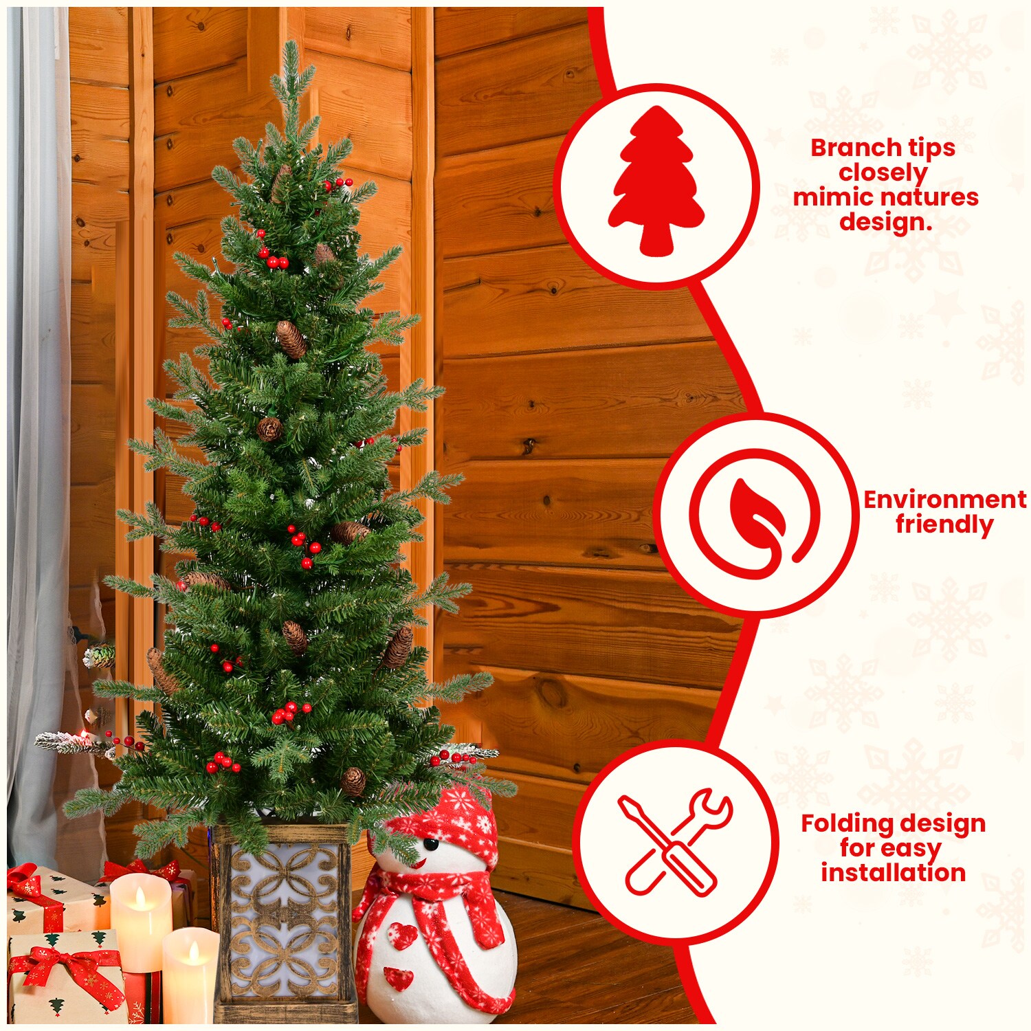 LIVIZA LMCT-PP341067 Artificial-Christmas-Trees - View #3