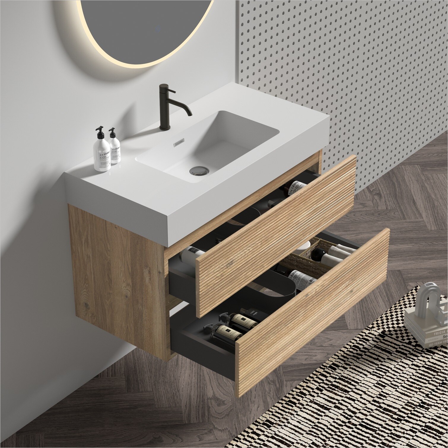 Naturefalls 40XBEP7BRNH3 Bath-Vanity-Combo - View #10
