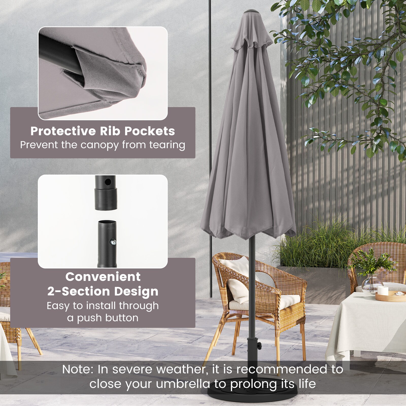 LIVIZA GIGT-002BE Umbrellas-2 - View #4