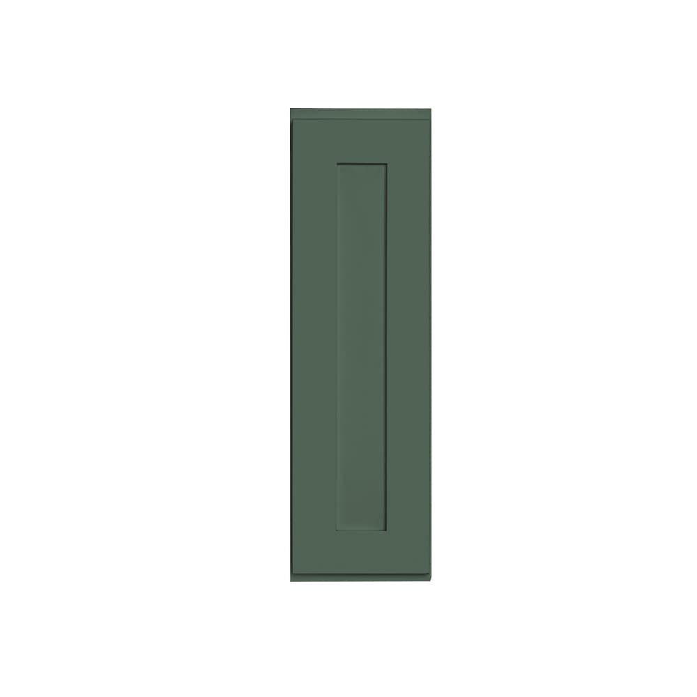 RELIABILT LS-SB-W0930R Monroe 9-in W x 30-in H x 12-in D Basil Green Wall Ready to assemble Plywood Cabinet (Recessed Panel Shaker)