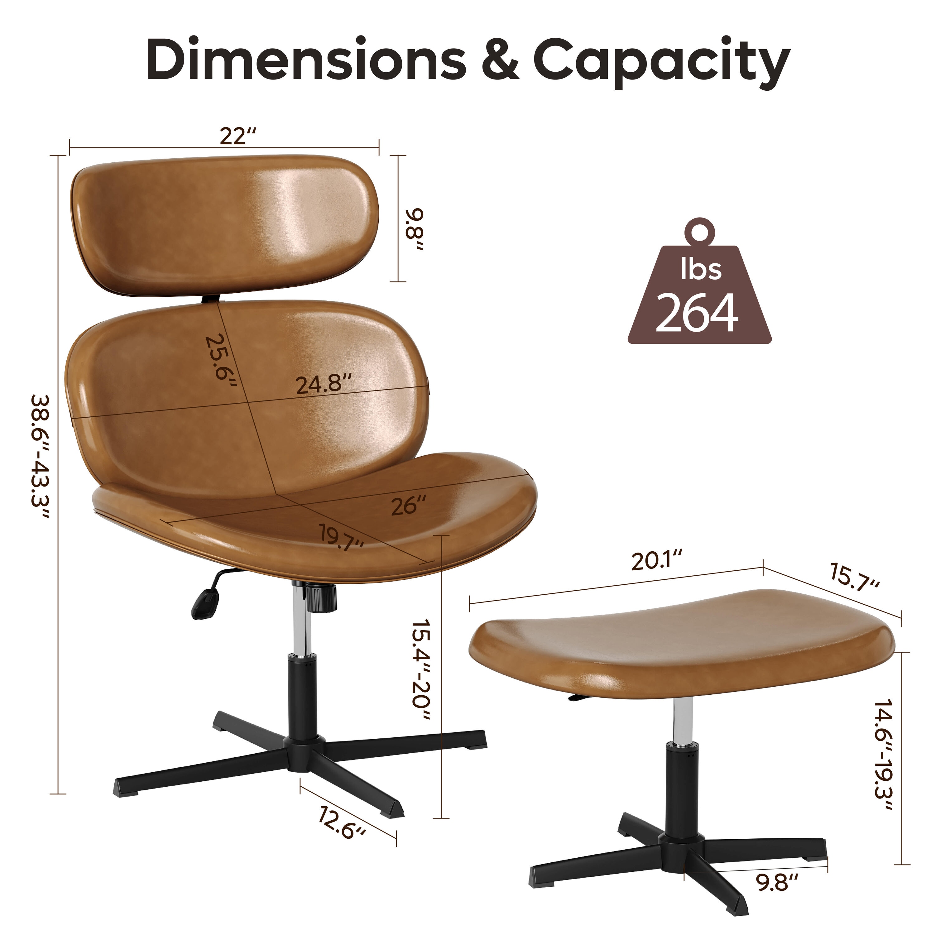 Bestier LOW-L501370W-OYPU chairs - View #4